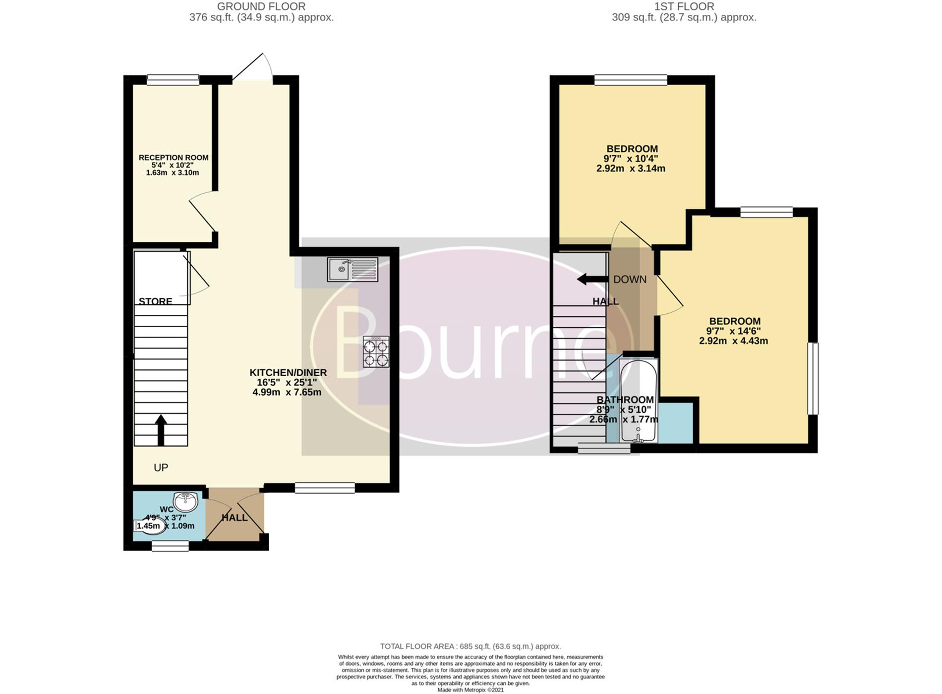 98a, Guildford Park Avenue, Guildford floorplan