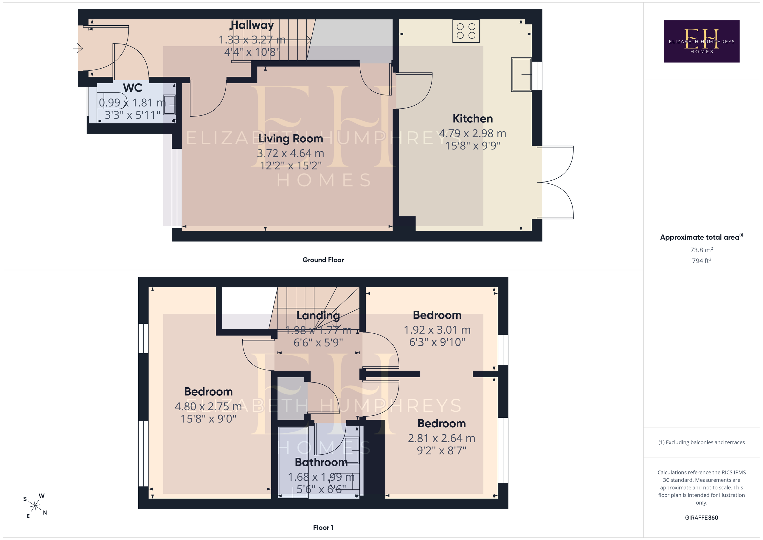 3 Gentian Court, Morpeth floorplan