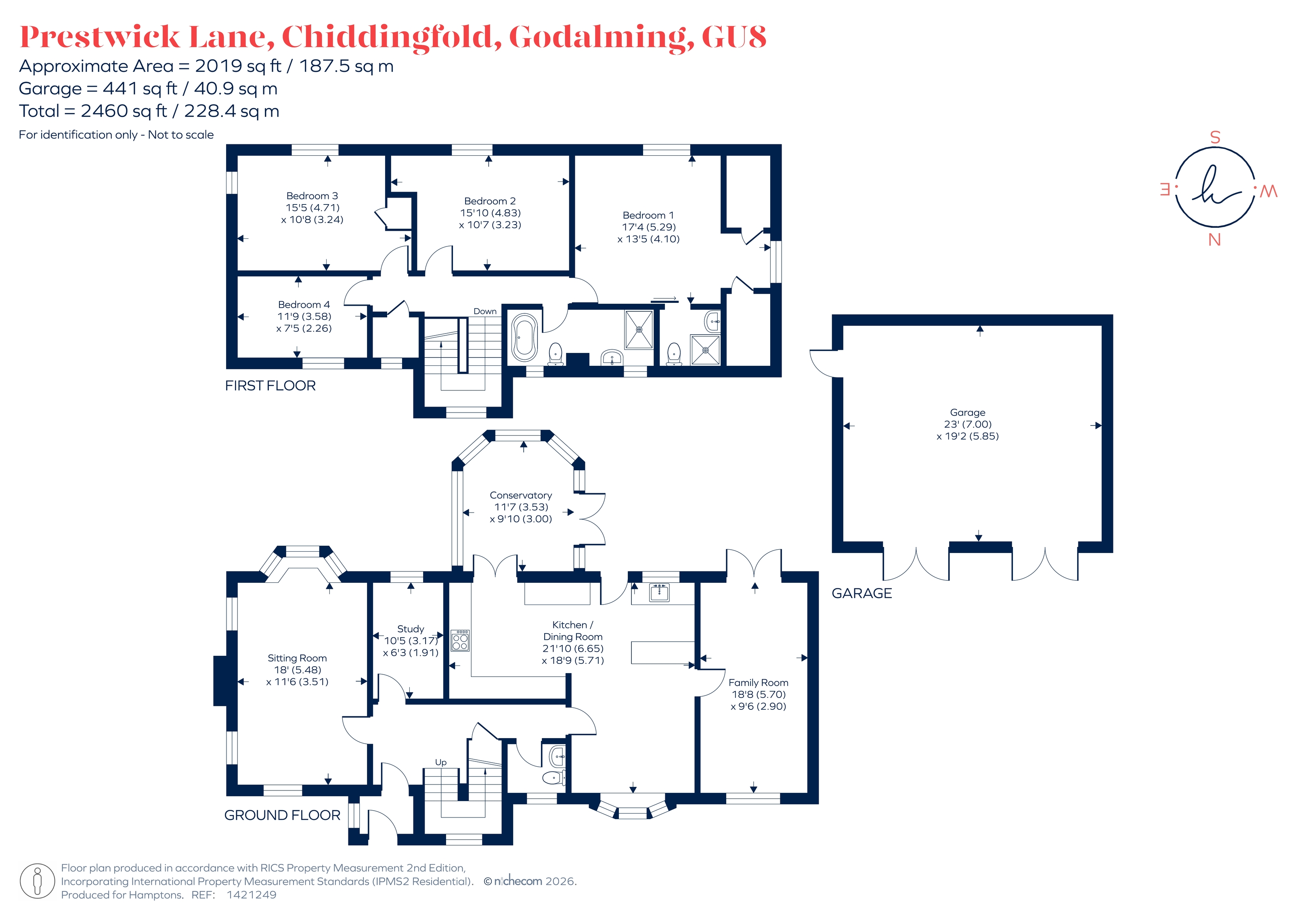 Clover Cottage, Prestwick Lane, Godalming floorplan