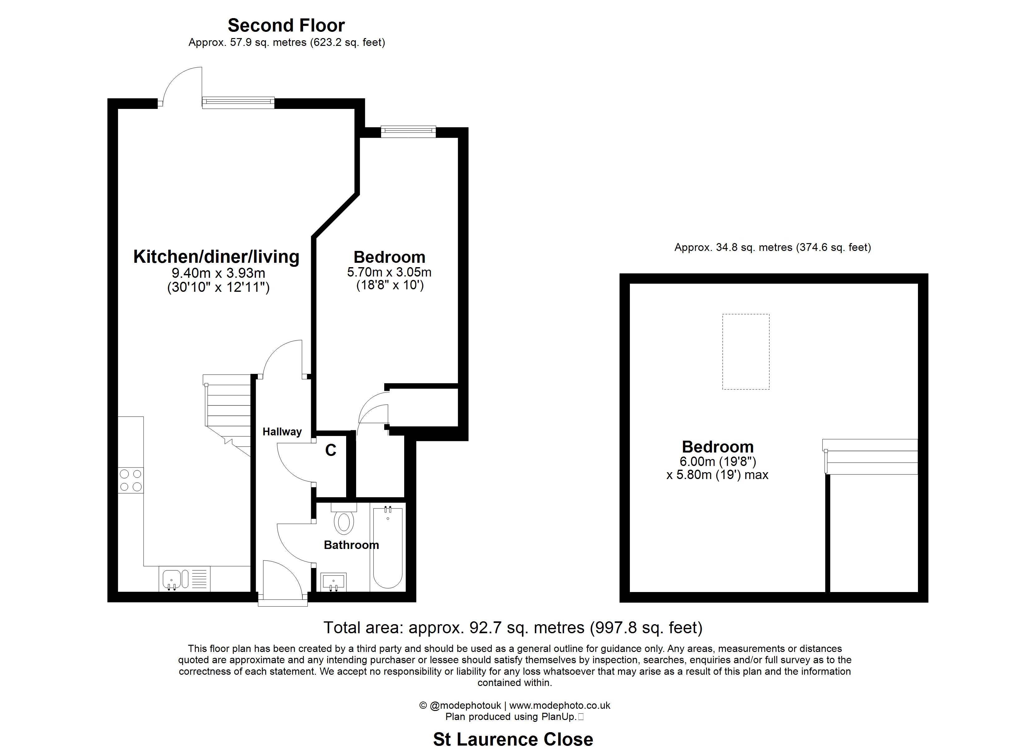 St. Laurence Close, London NW6 floorplan
