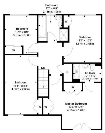 3, Innerdouny Drive, Falkirk floorplan