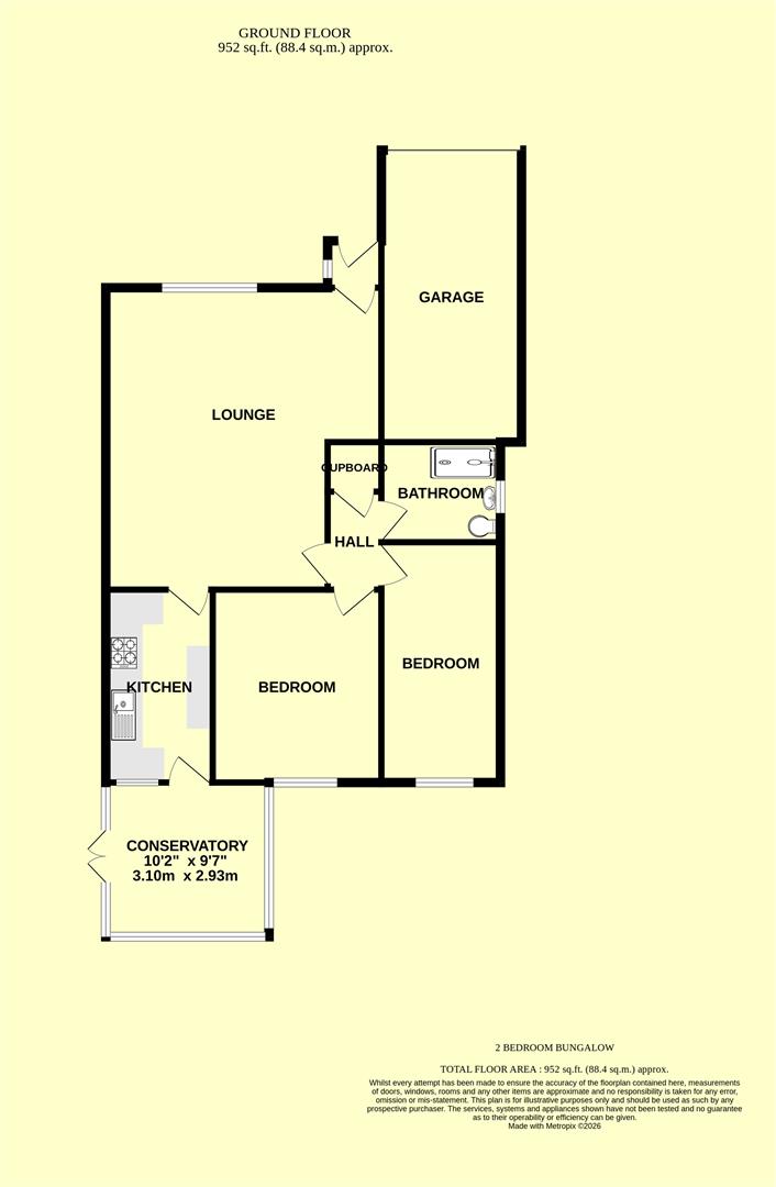3, Robins Court, Chard floorplan