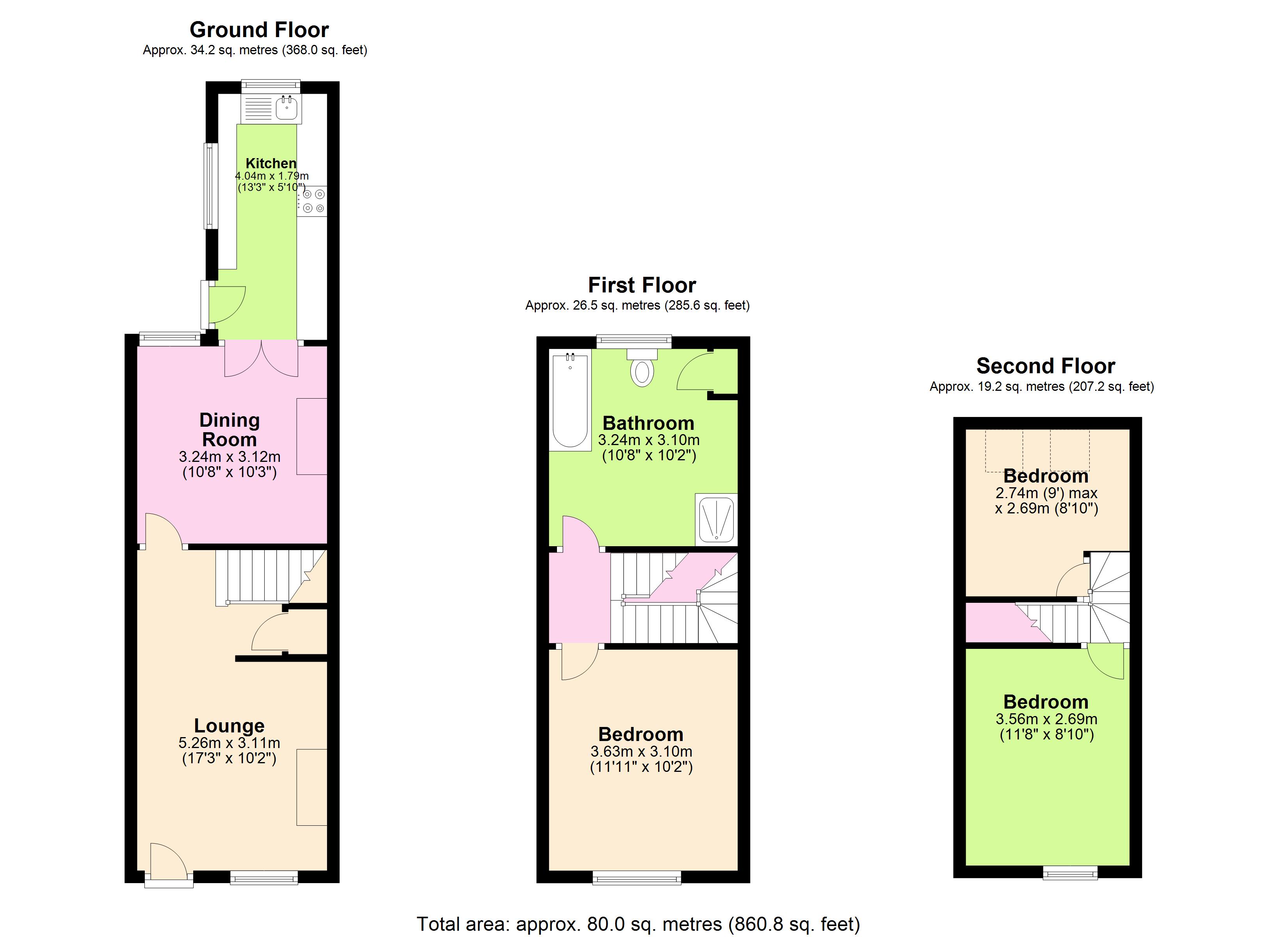 5, St Johns Road, Faversham floorplan