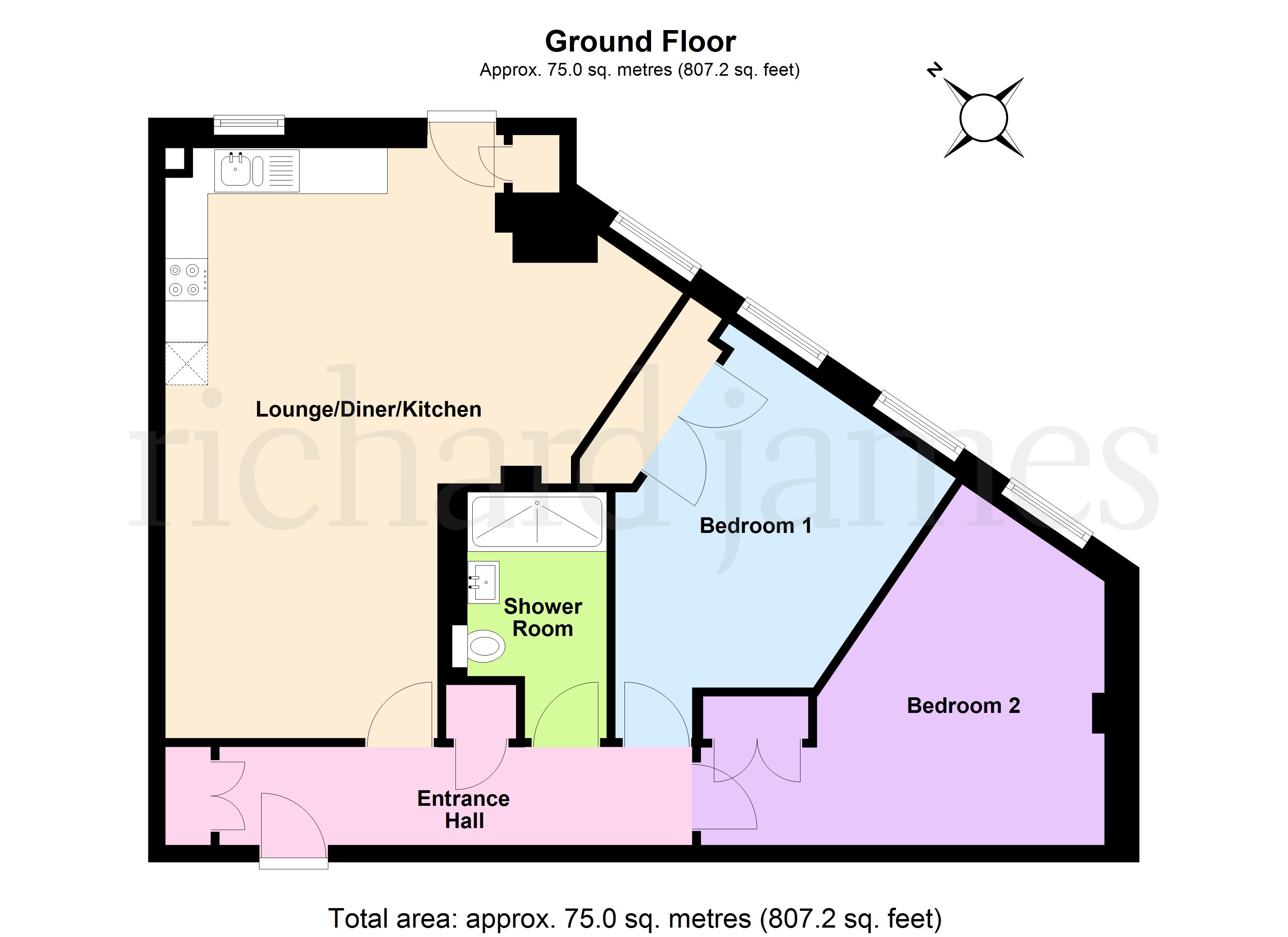 Flat 4, 2-4, Arthur Street, Wellingborough floorplan
