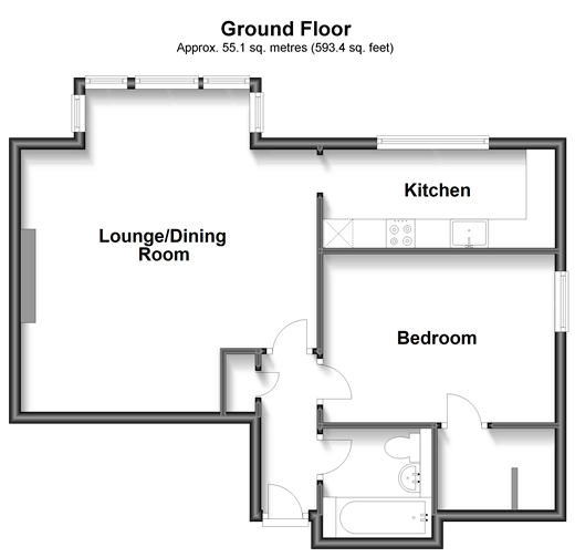 Preston Road, Brighton, East Sussex BN1, 1 bedroom flat for sale