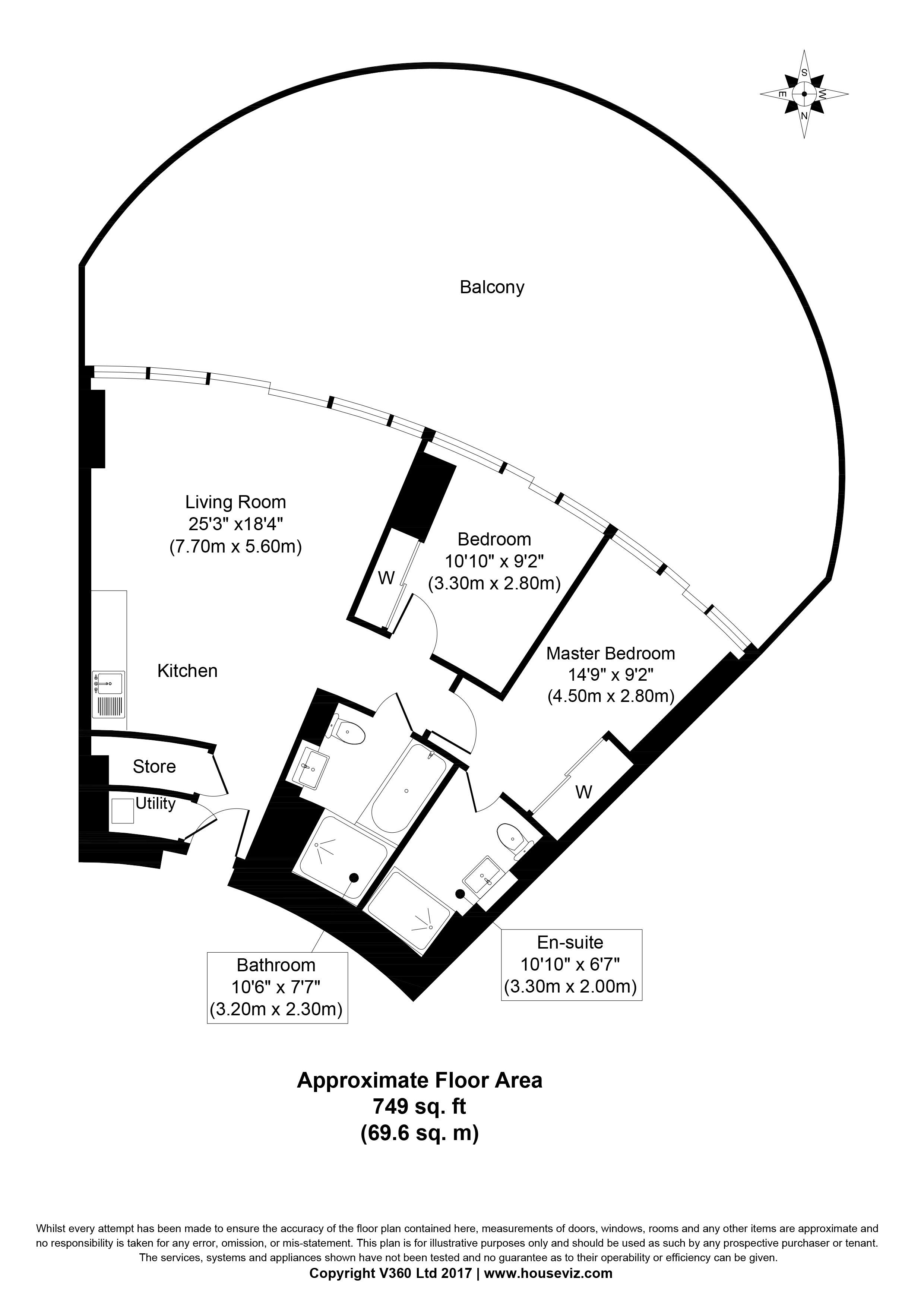 2 Bedrooms Flat to rent in Arena Tower, Canary Wharf E14