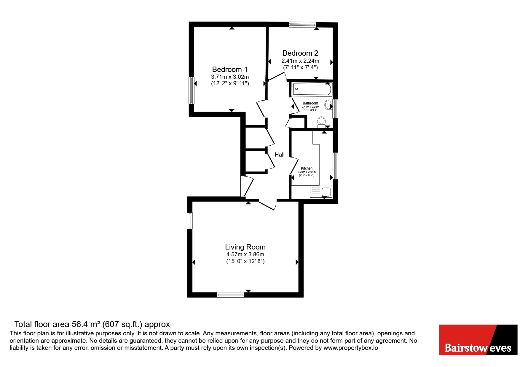 Flat 15, Adam Court,, New Penkridge Road, Staffordshire floorplan