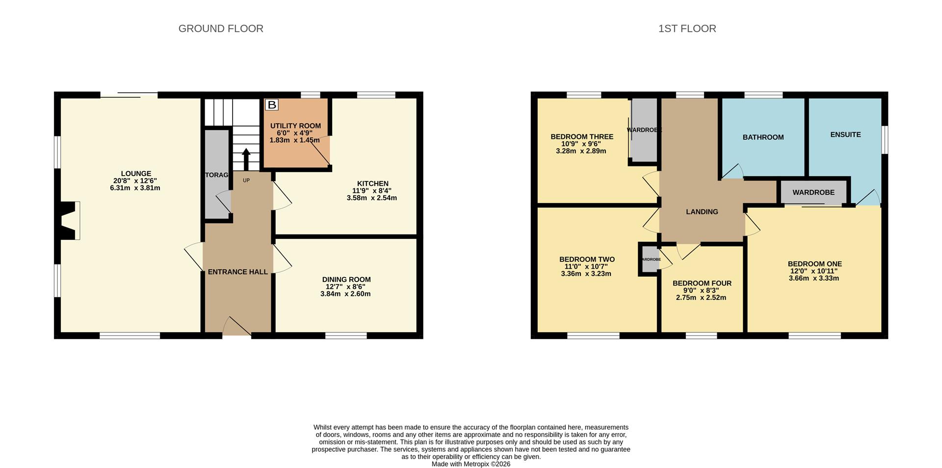 14, Calvert Close, Uckfield floorplan