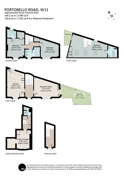 3 Bedrooms Maisonette to rent in Portobello Road, London W11