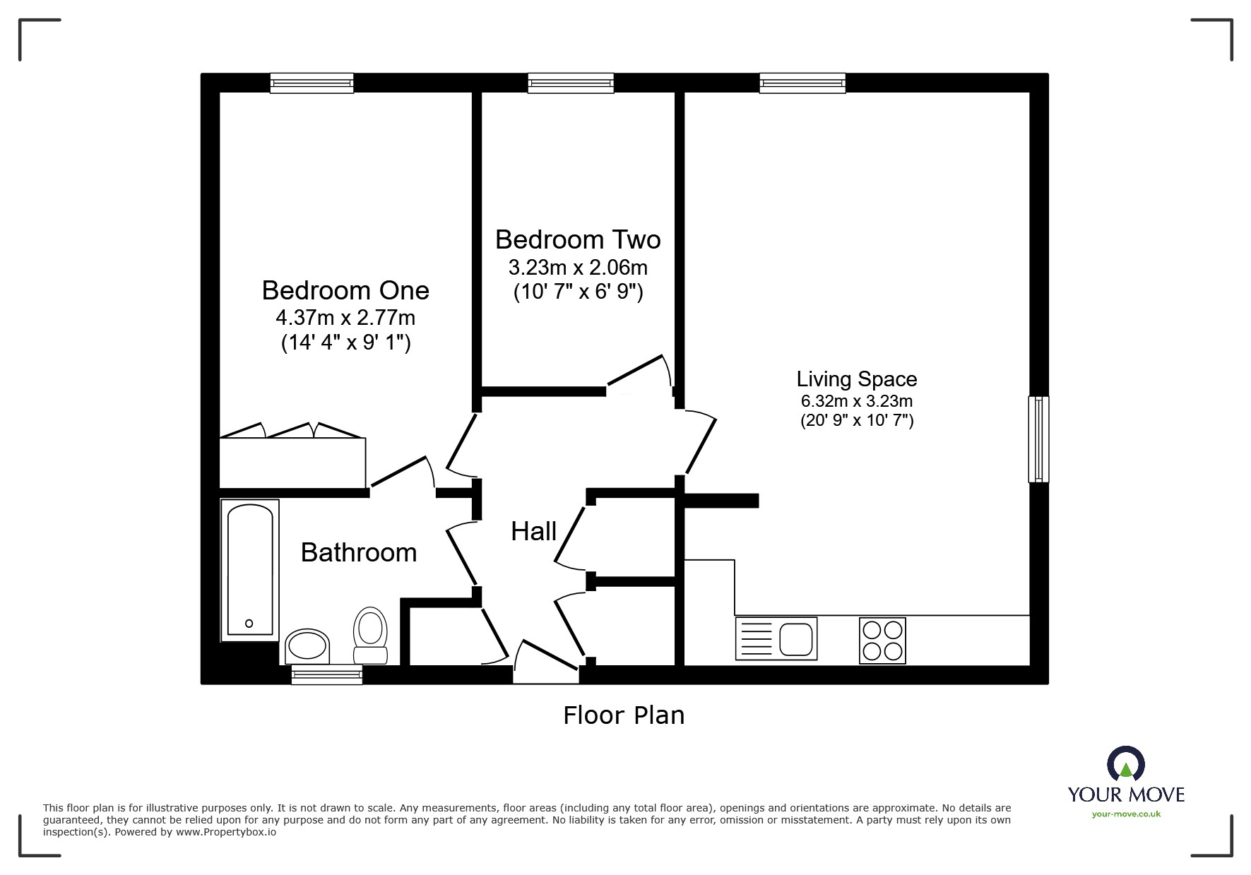99, Salford Way, Swadlincote floorplan