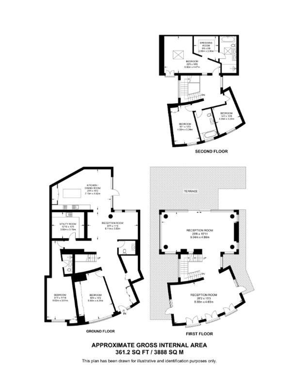 23, St. Mary's Road, Wimbledon Village floorplan