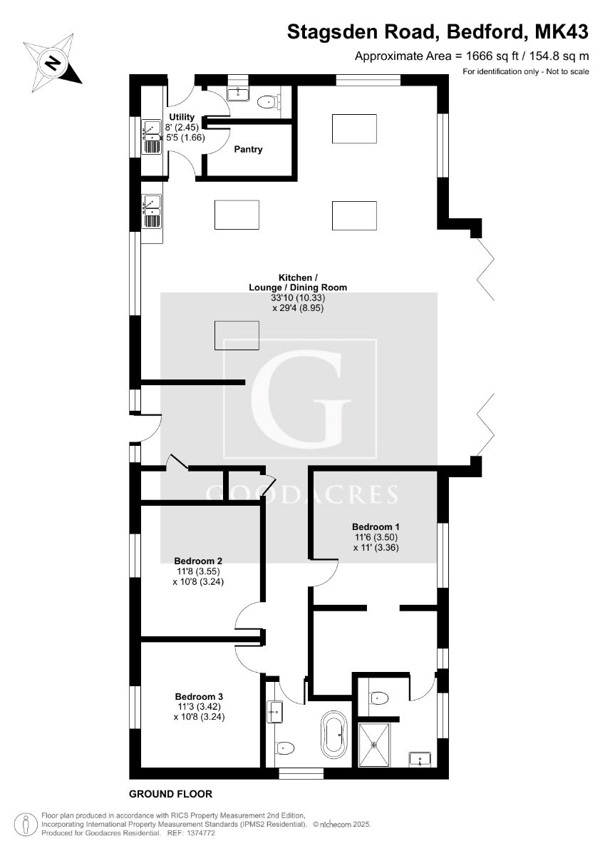 168 Stagsden Road, Bedford floorplan