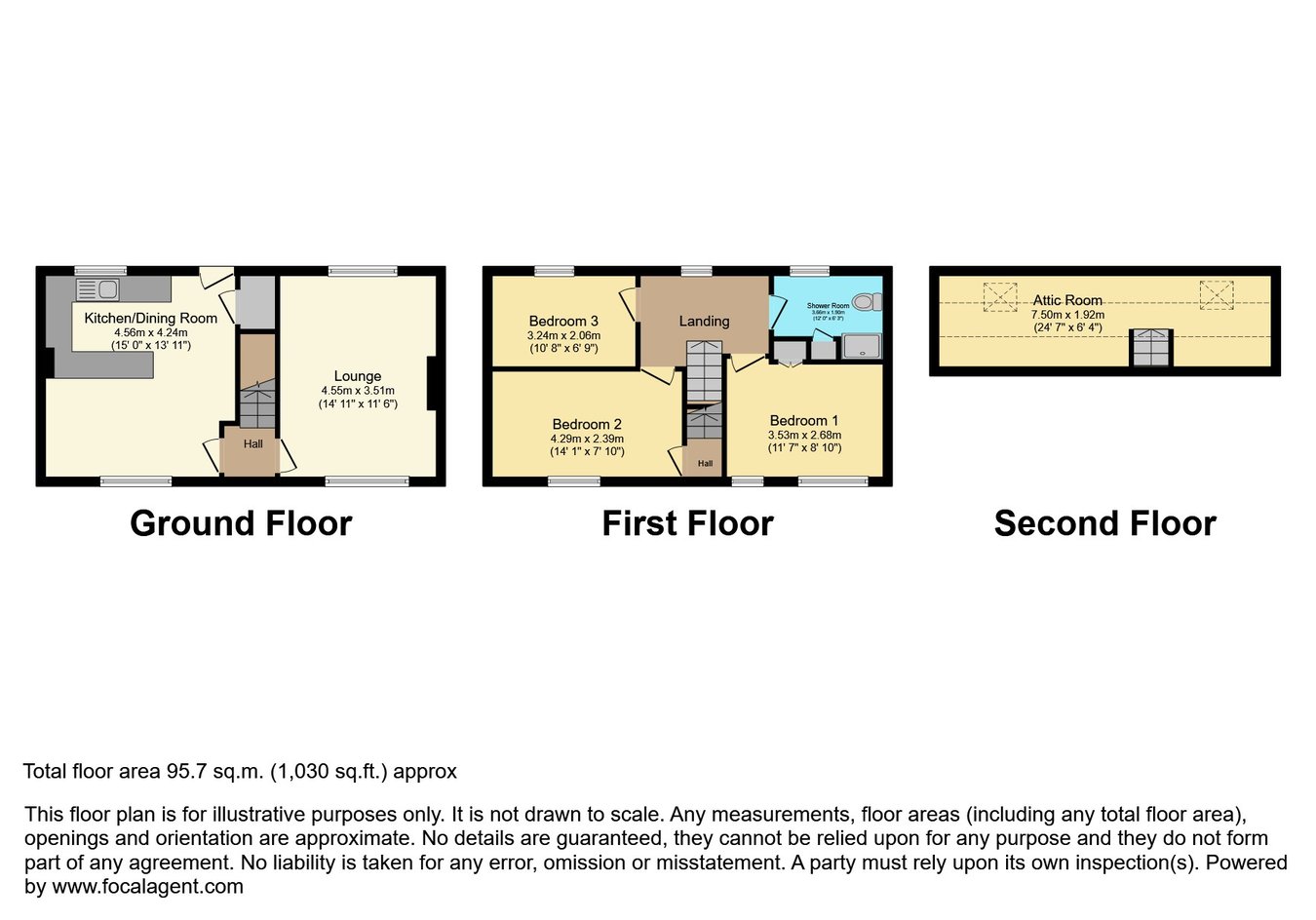 2, Uwch Y Don Avenue, Colwyn Bay floorplan