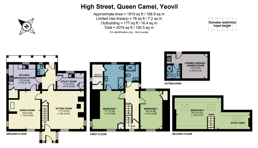 Olcote, High Street, Yeovil floorplan