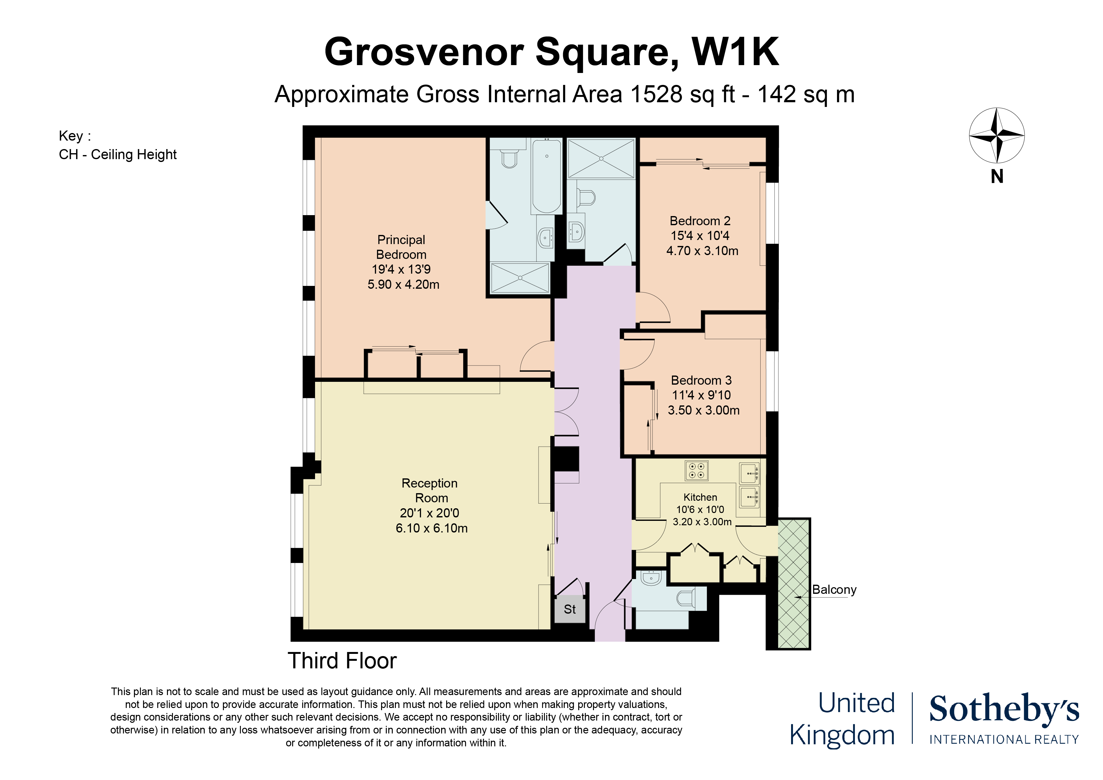 17, 33 Grosvenor Square, London floorplan