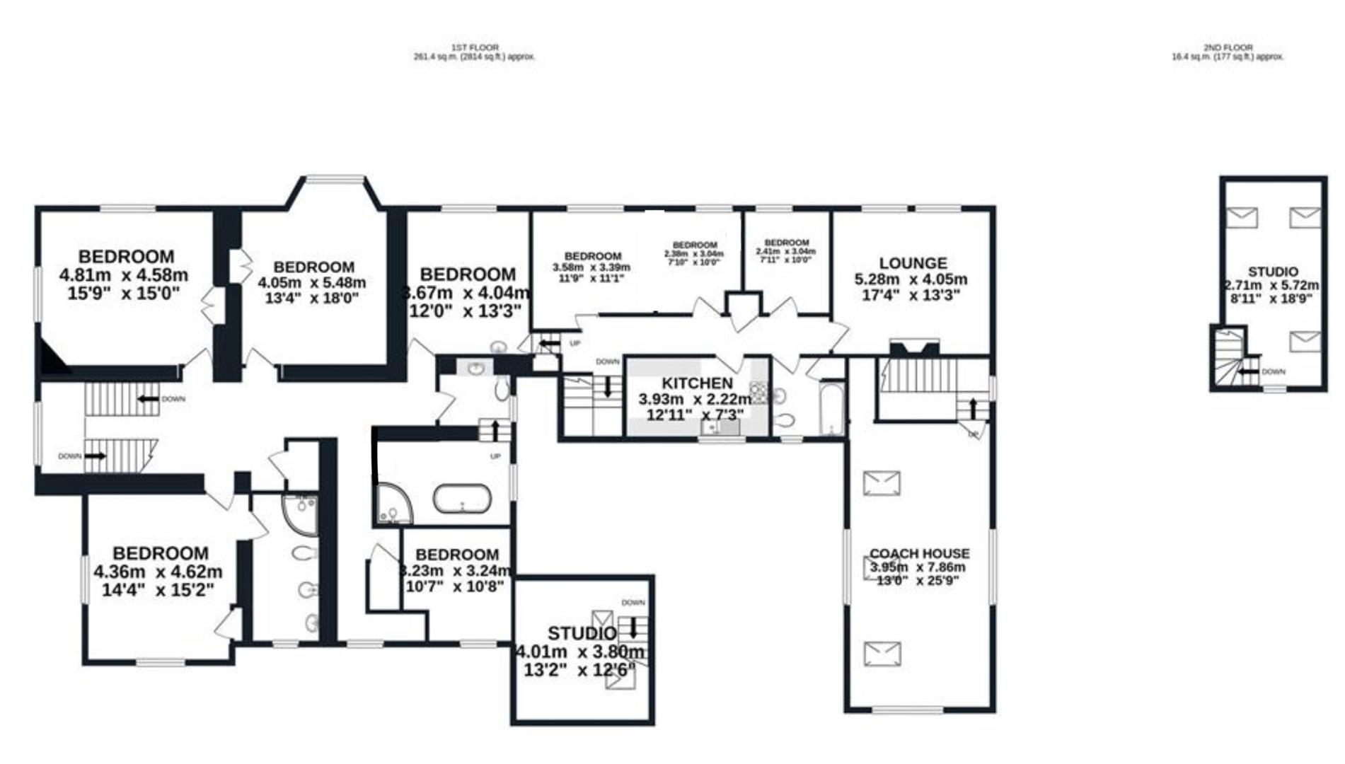 Old Vicarage Penrith, Old Vicarage Penrith, Great Strickland floorplan