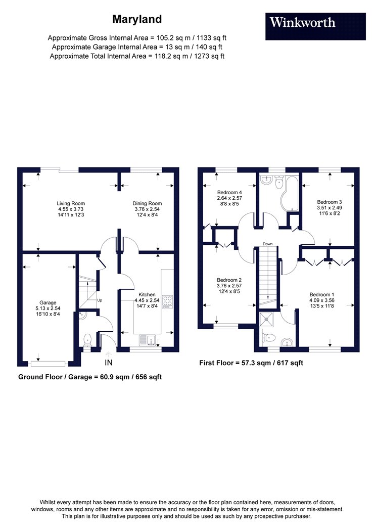 3, Maryland, Wokingham floorplan