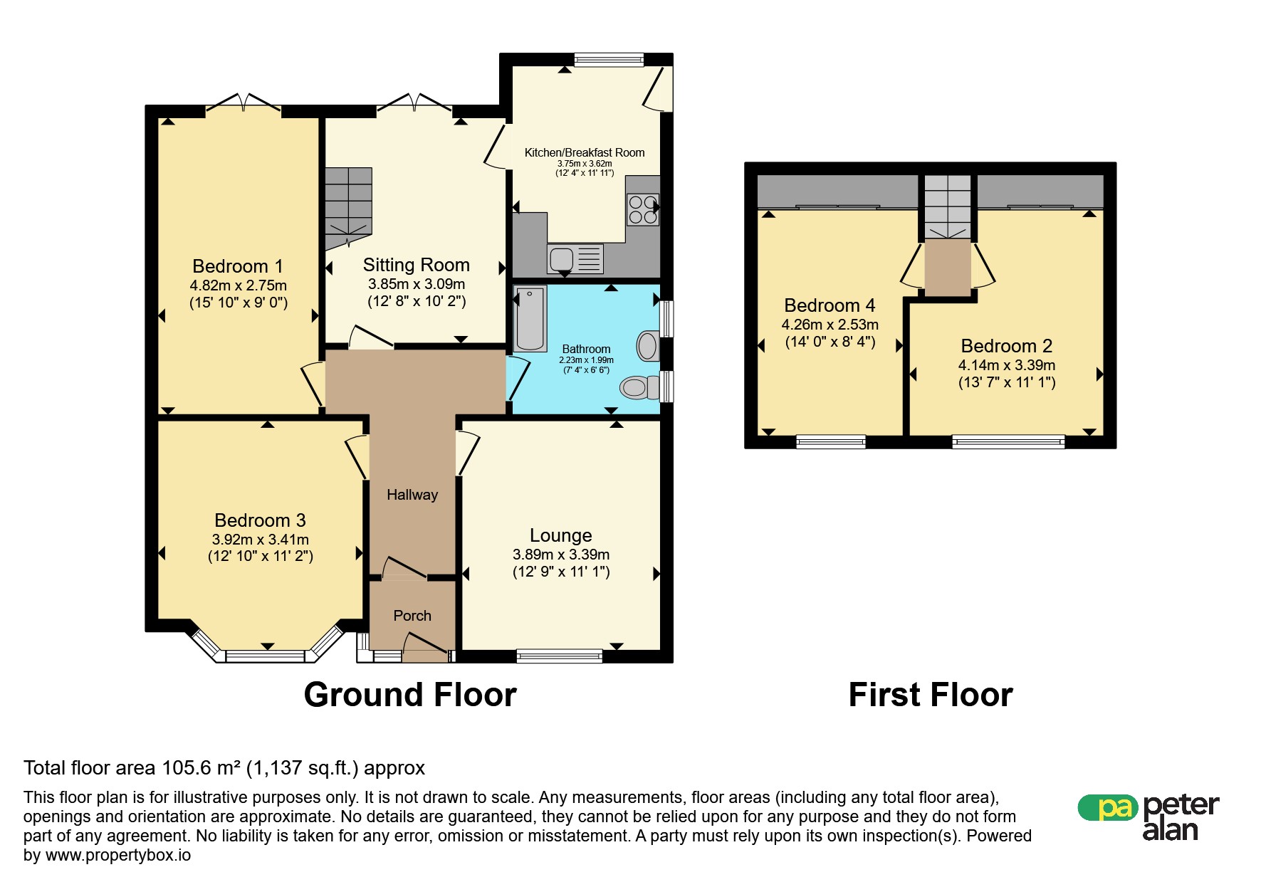 24, Lon Penllyn, Cardiff floorplan