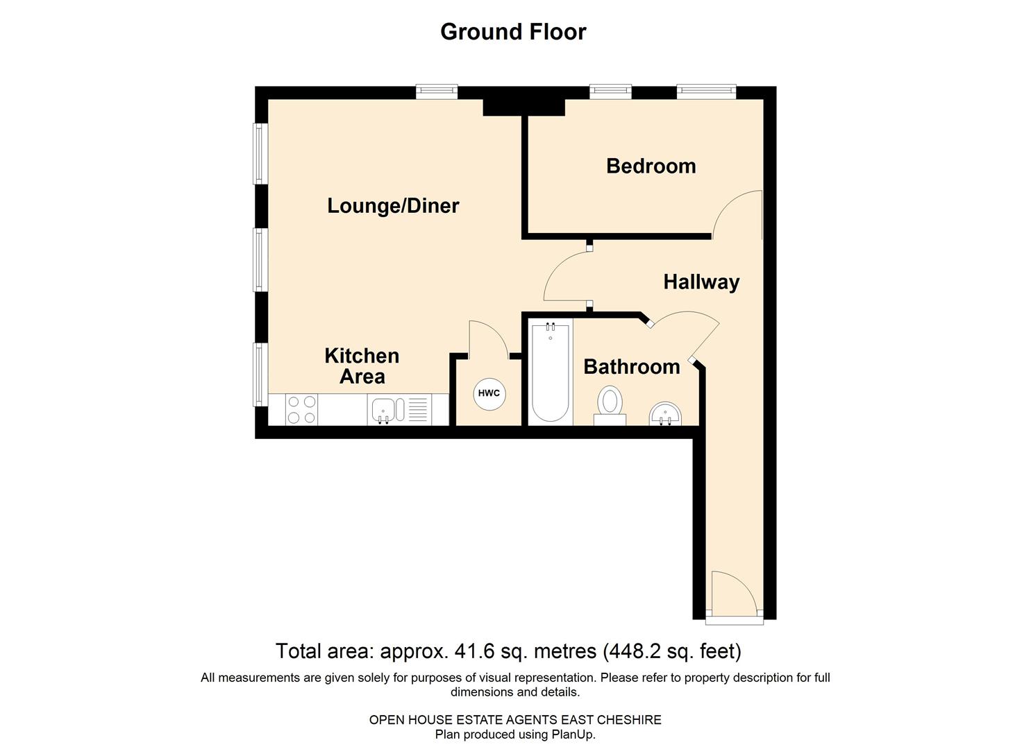 Apartment 15, College Gate, Salisbury Close, Crewe floorplan