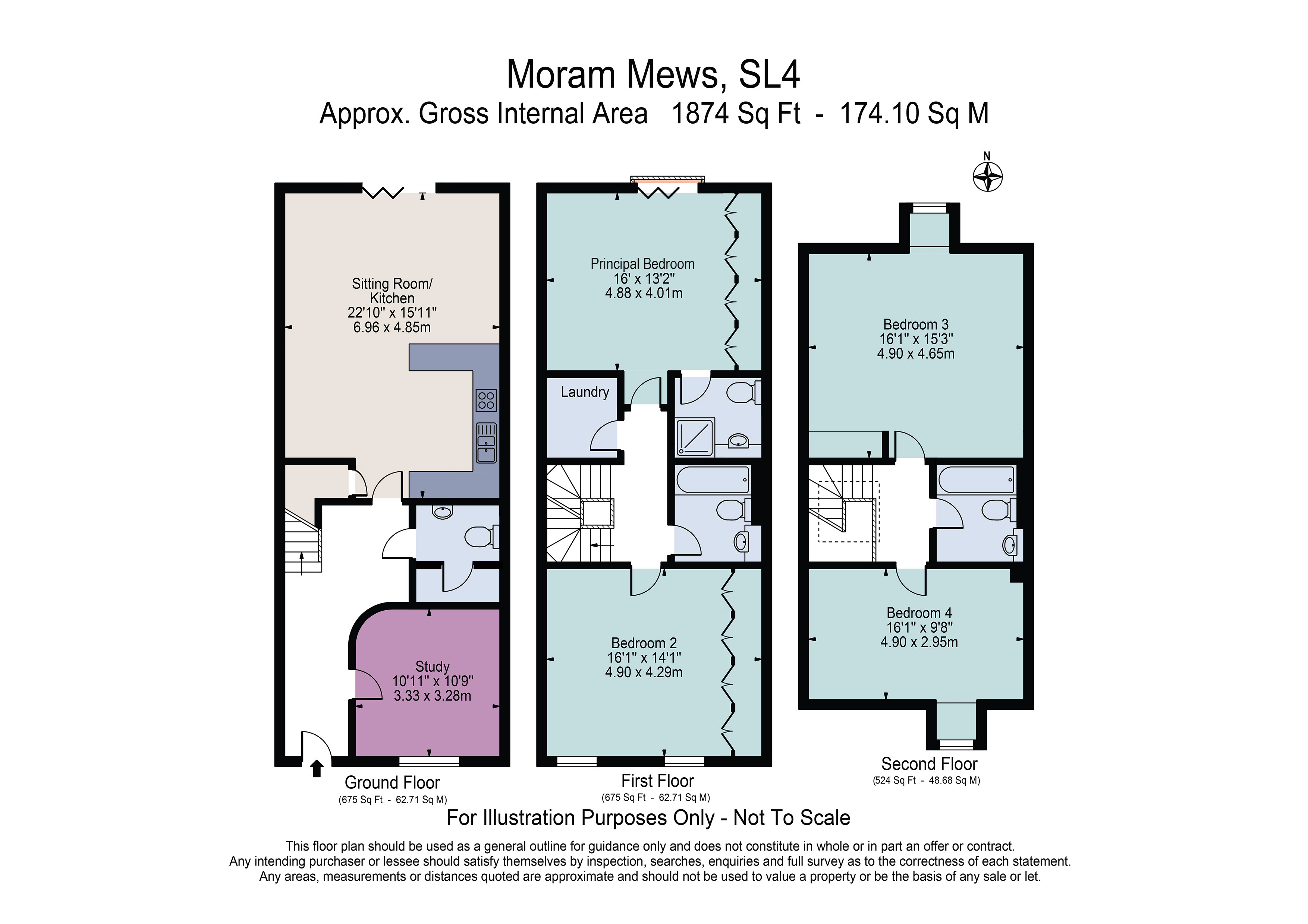 2 Moram Mews,, Datchet Road, Windsor floorplan