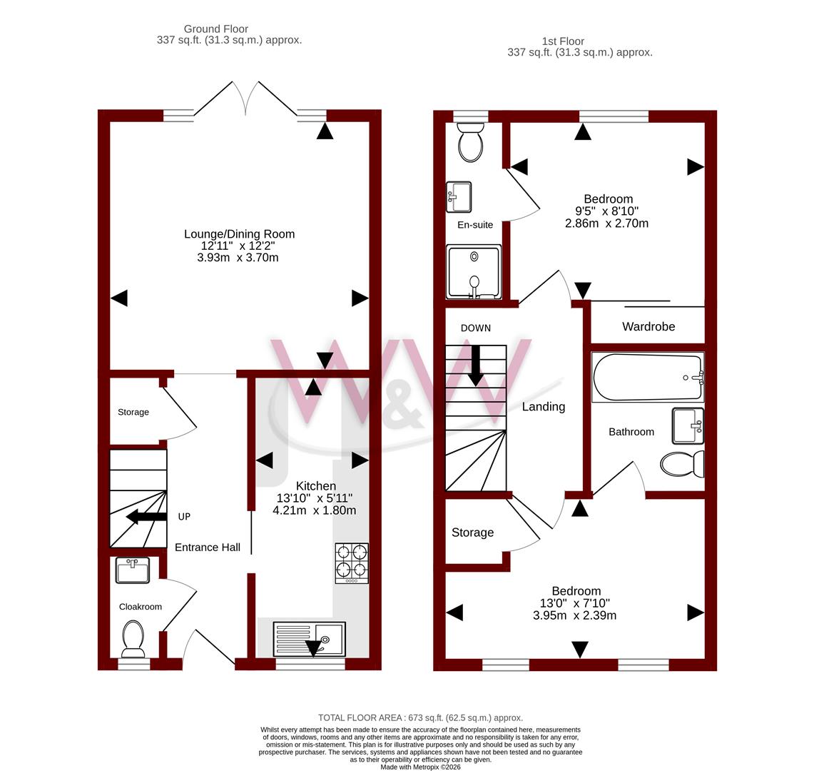 11, Coldland Road, Fareham floorplan
