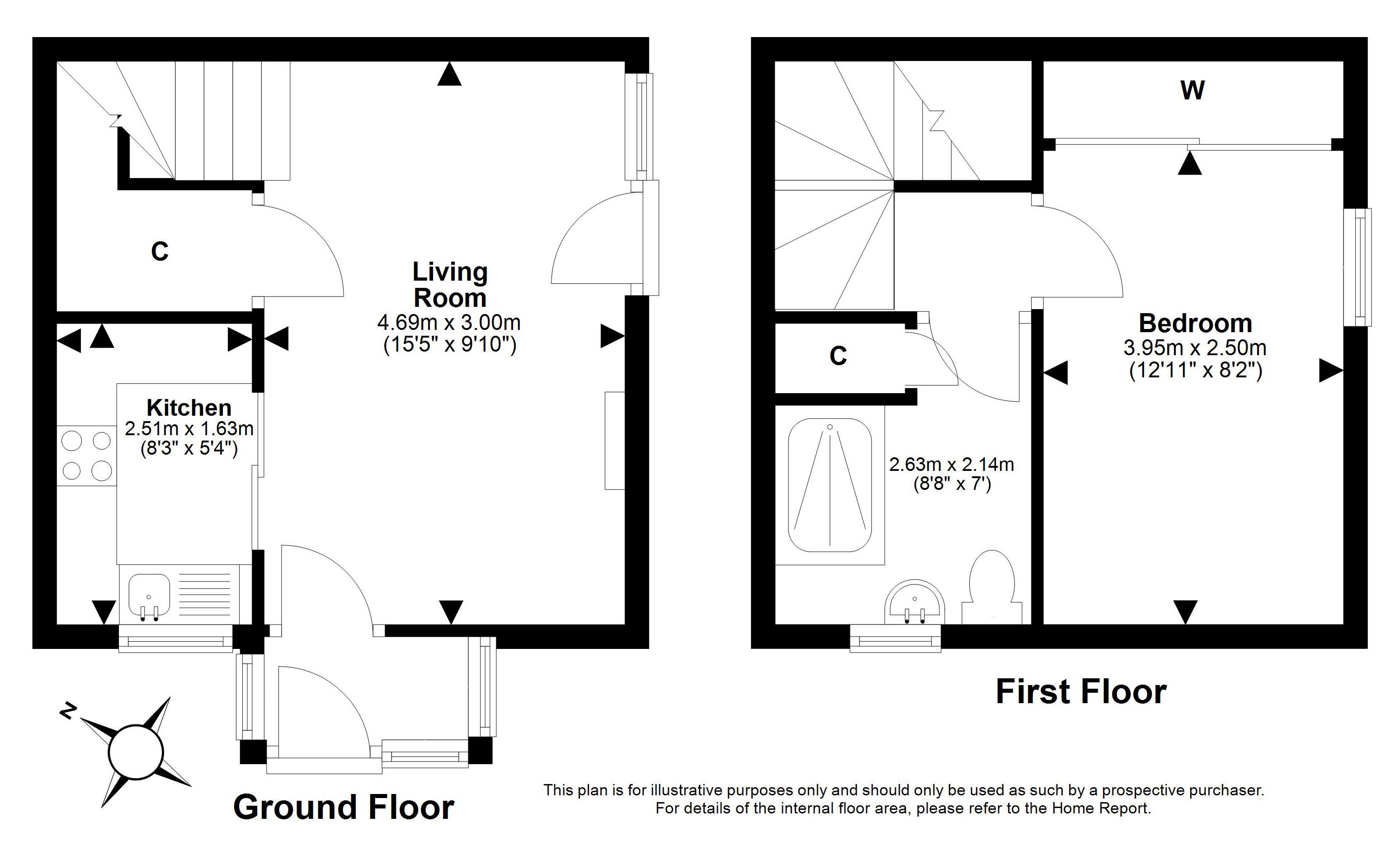 27, Balbirnie Place, Edinburgh floorplan