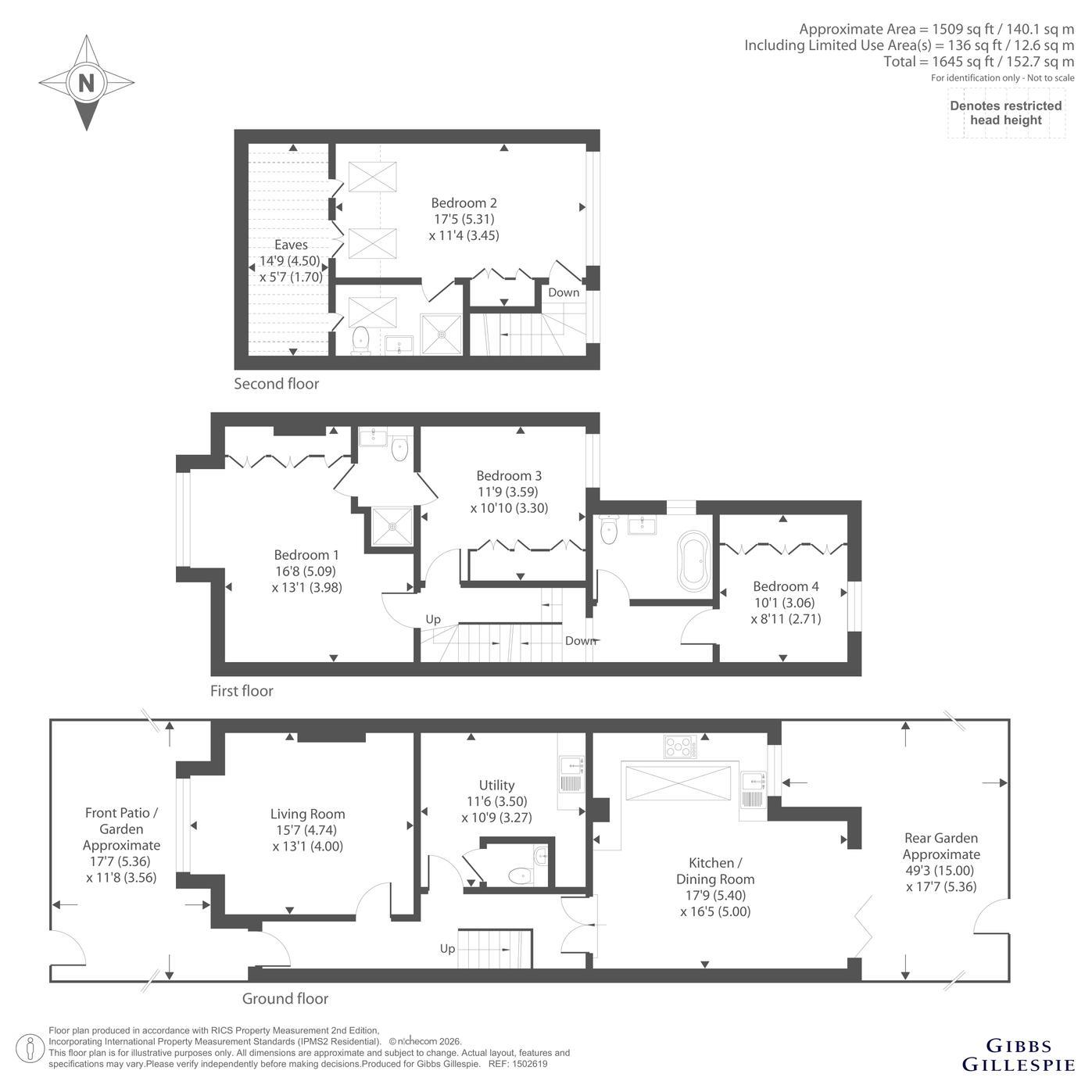 16, Rofant Road, Northwood floorplan