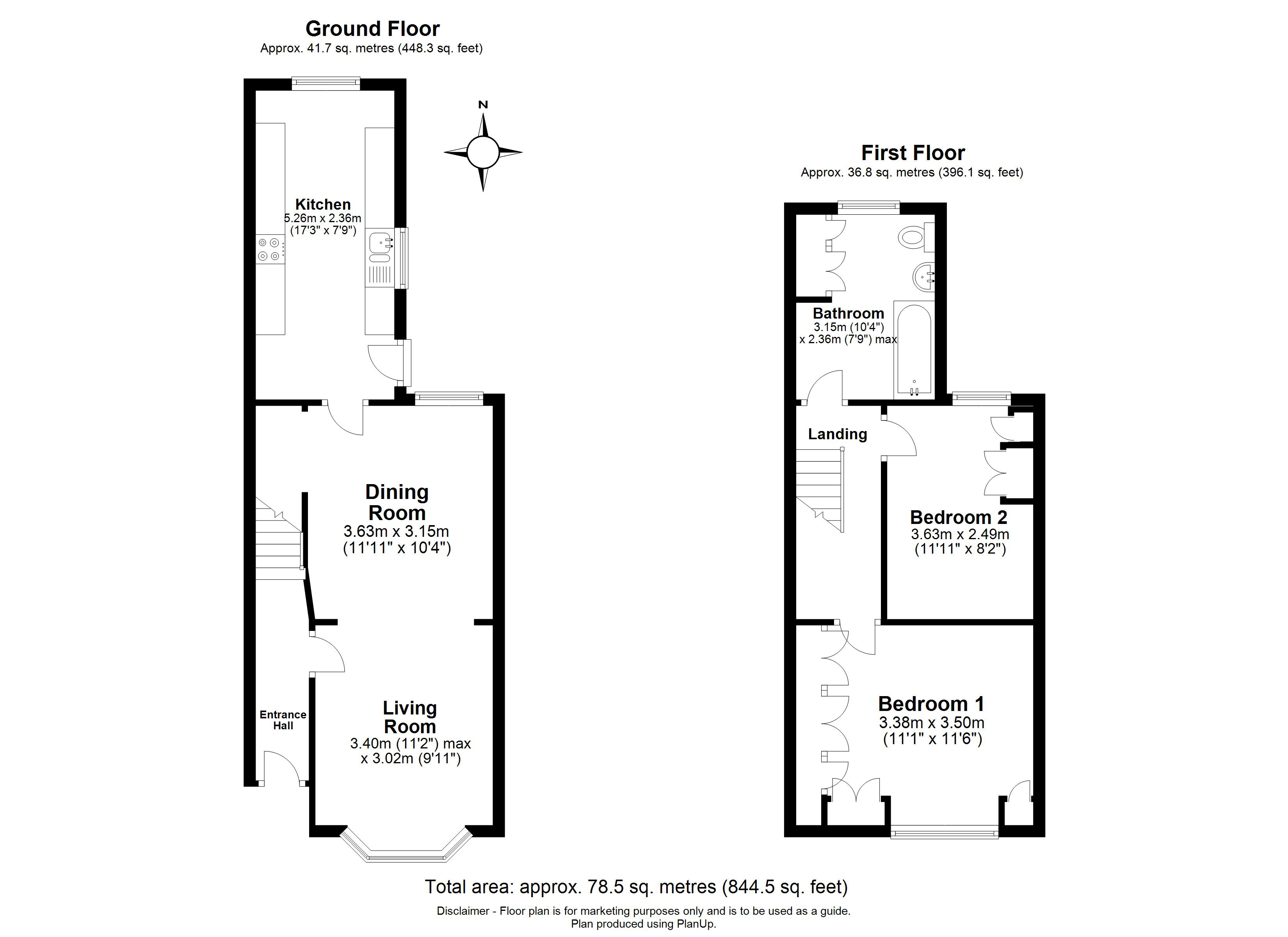2 Bedrooms Terraced house for sale in Capron Road, Dunstable LU5