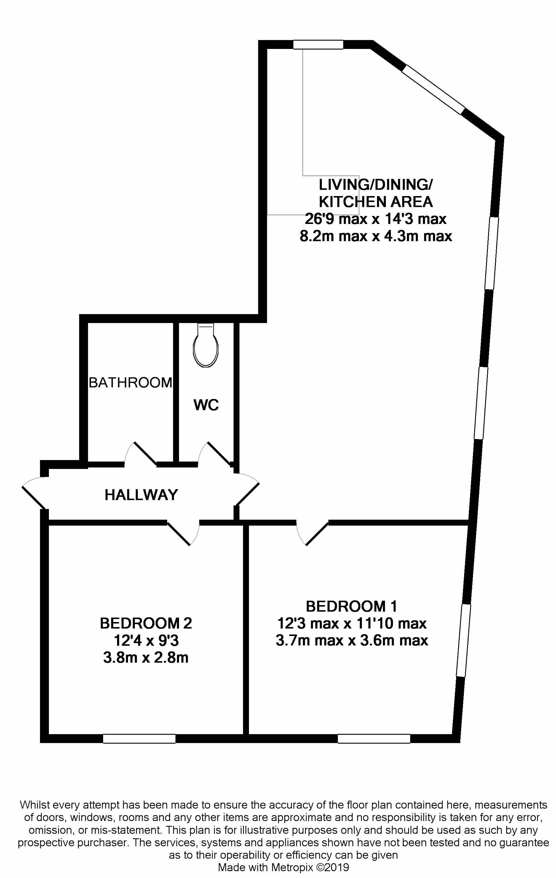 2 Bedrooms Flat for sale in Melbourne Street, Leeds LS2