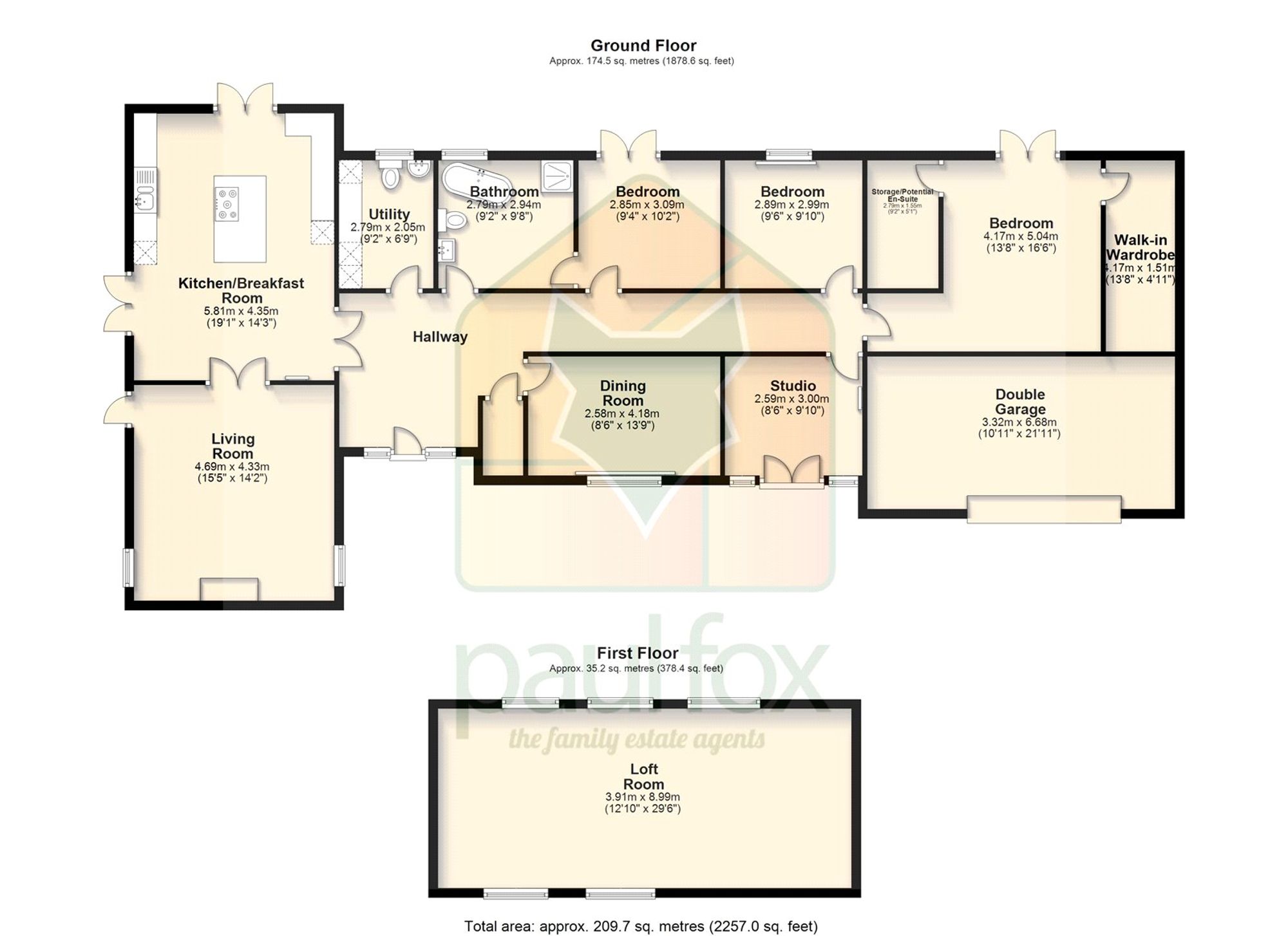 86 High Leys Road, Scunthorpe floorplan