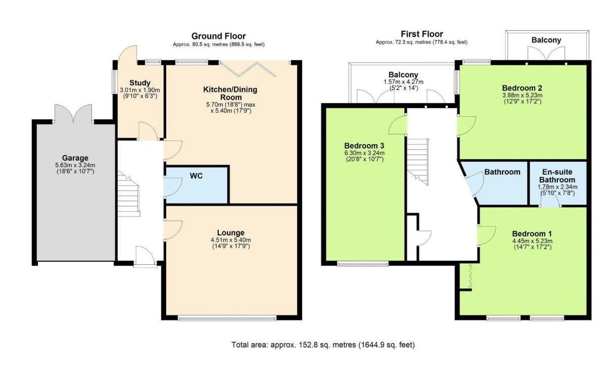 43, Heritage Way, Brixham floorplan