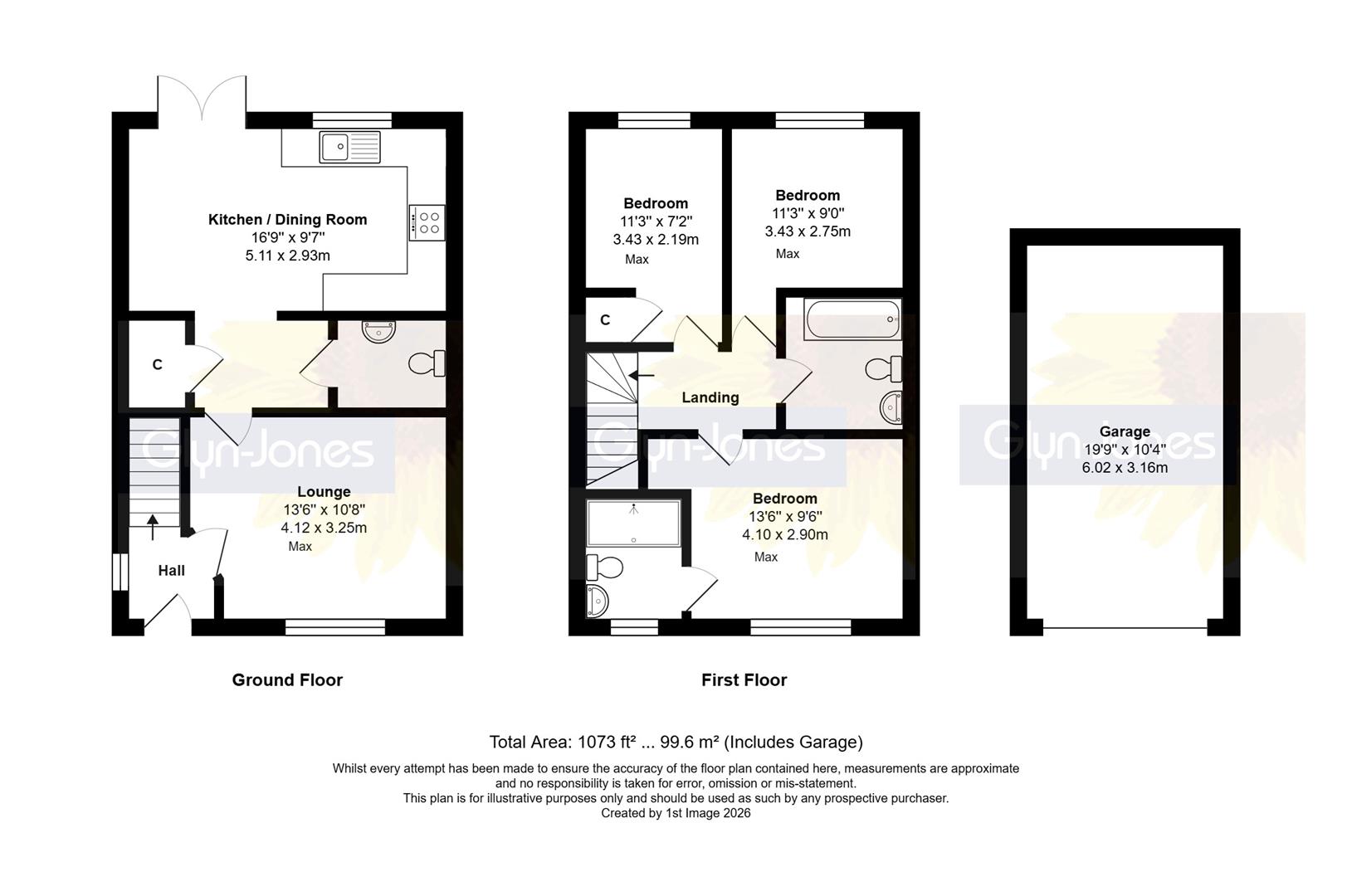 54, Linseed Way, Arundel floorplan