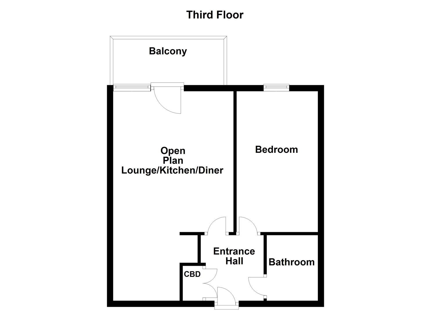 304, Hebble Wharf, Navigation Walk, Wakefield floorplan
