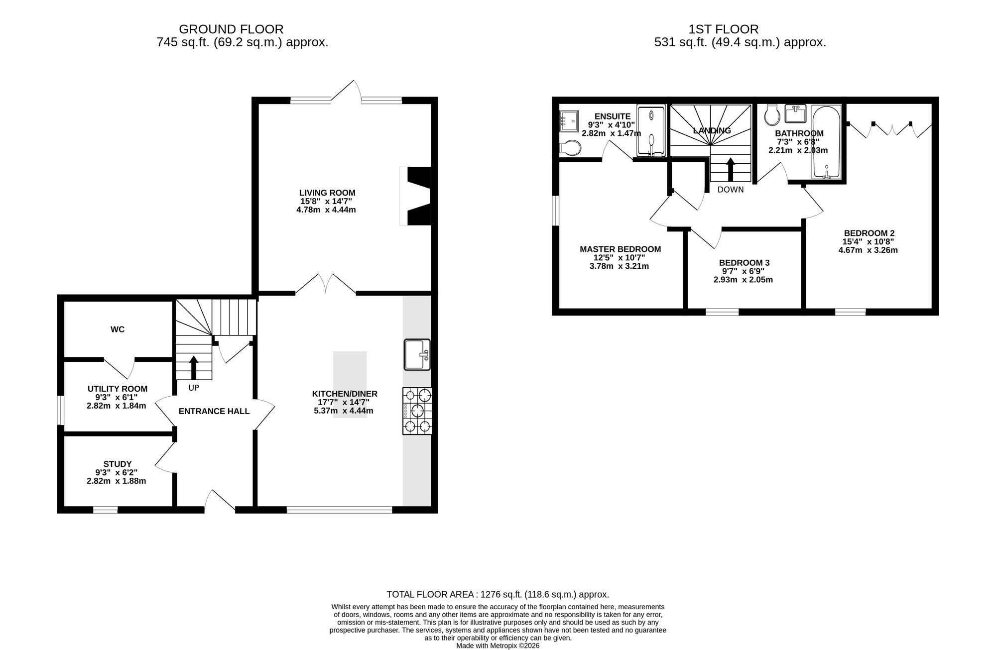 1 Bulkeley Grange Barns Wrexham Road, Malpas floorplan