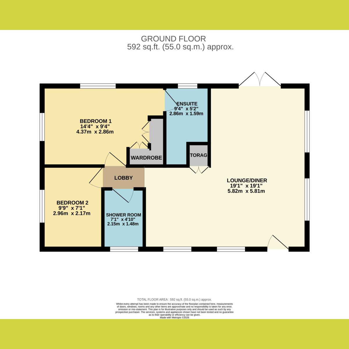 16, New Square, Hockley floorplan