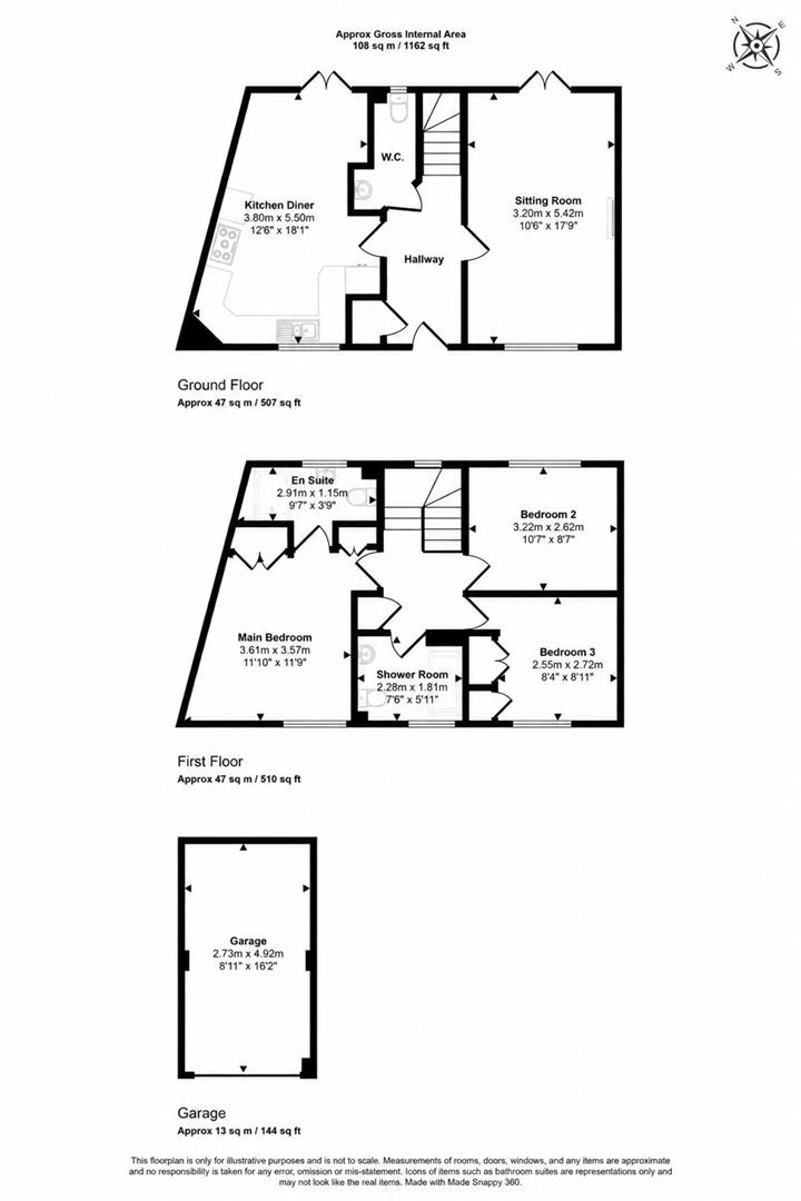 3, Woodlands, Hazelbury Bryan floorplan