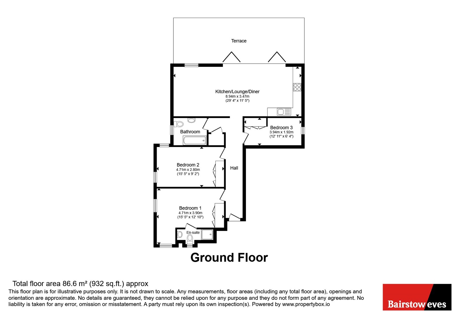 Normanton Road, Surrey floorplan