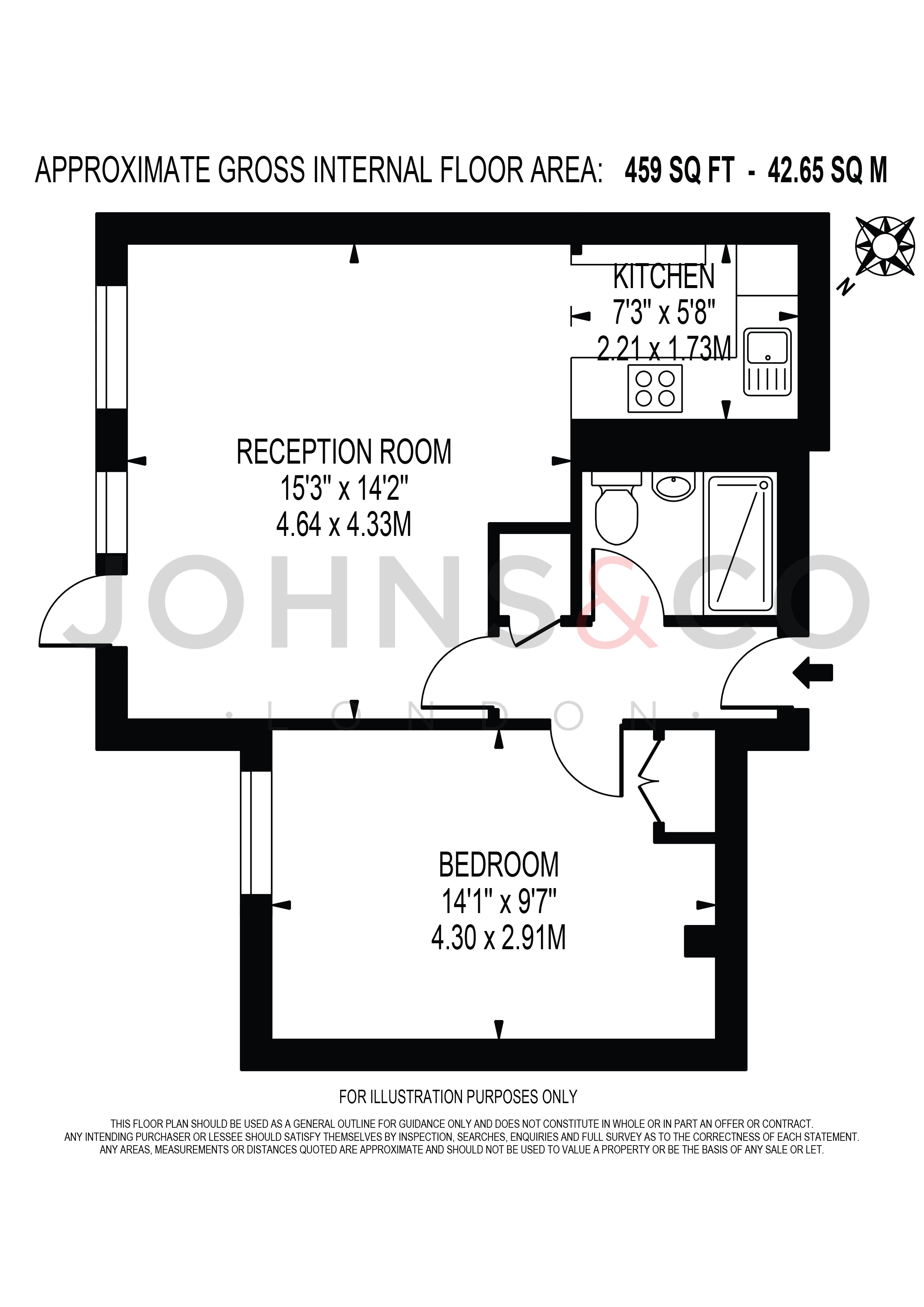 Flat 28 Braemar Court 83, Brook Road South, Brentford floorplan