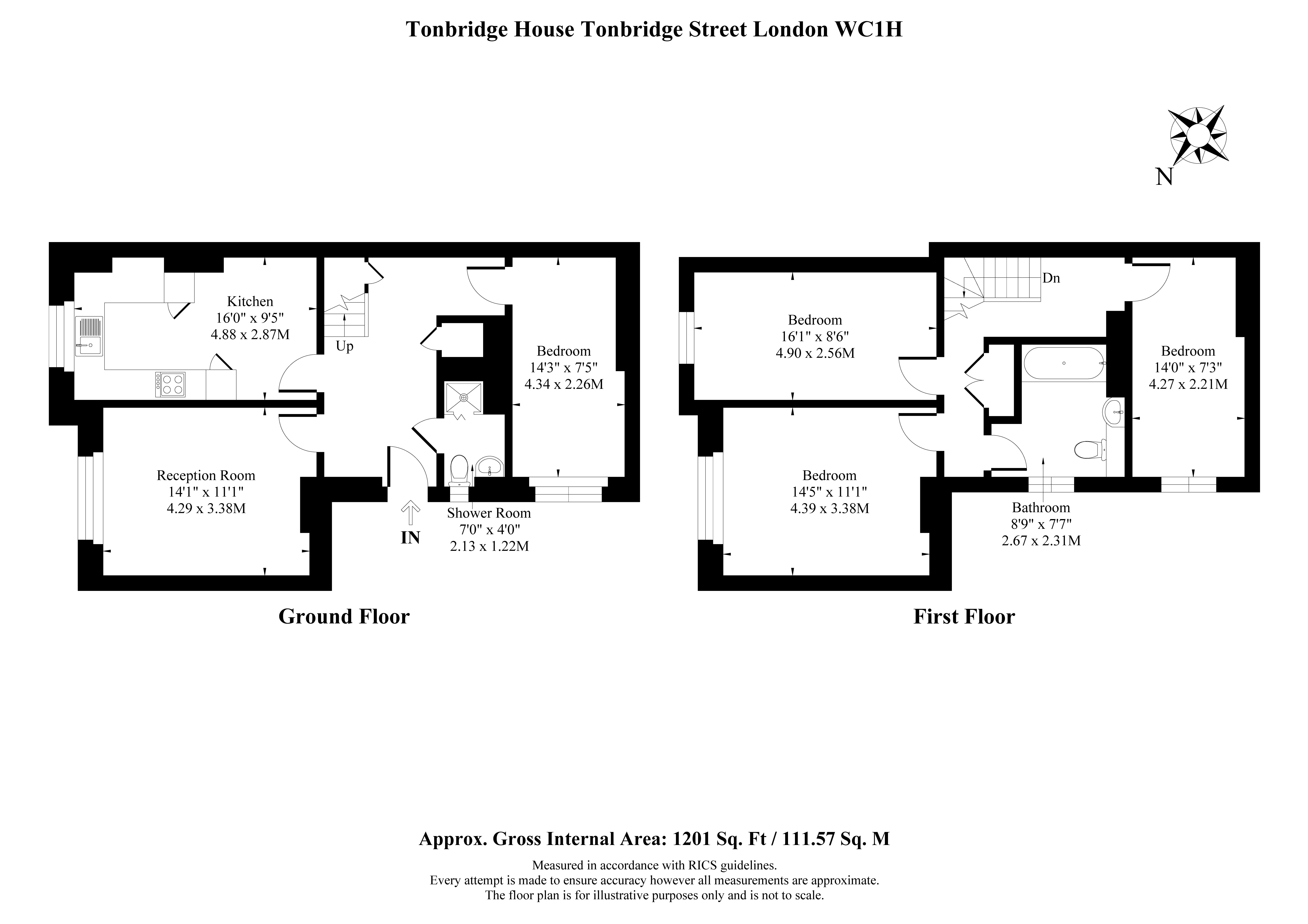 Tonbridge Street, London floorplan