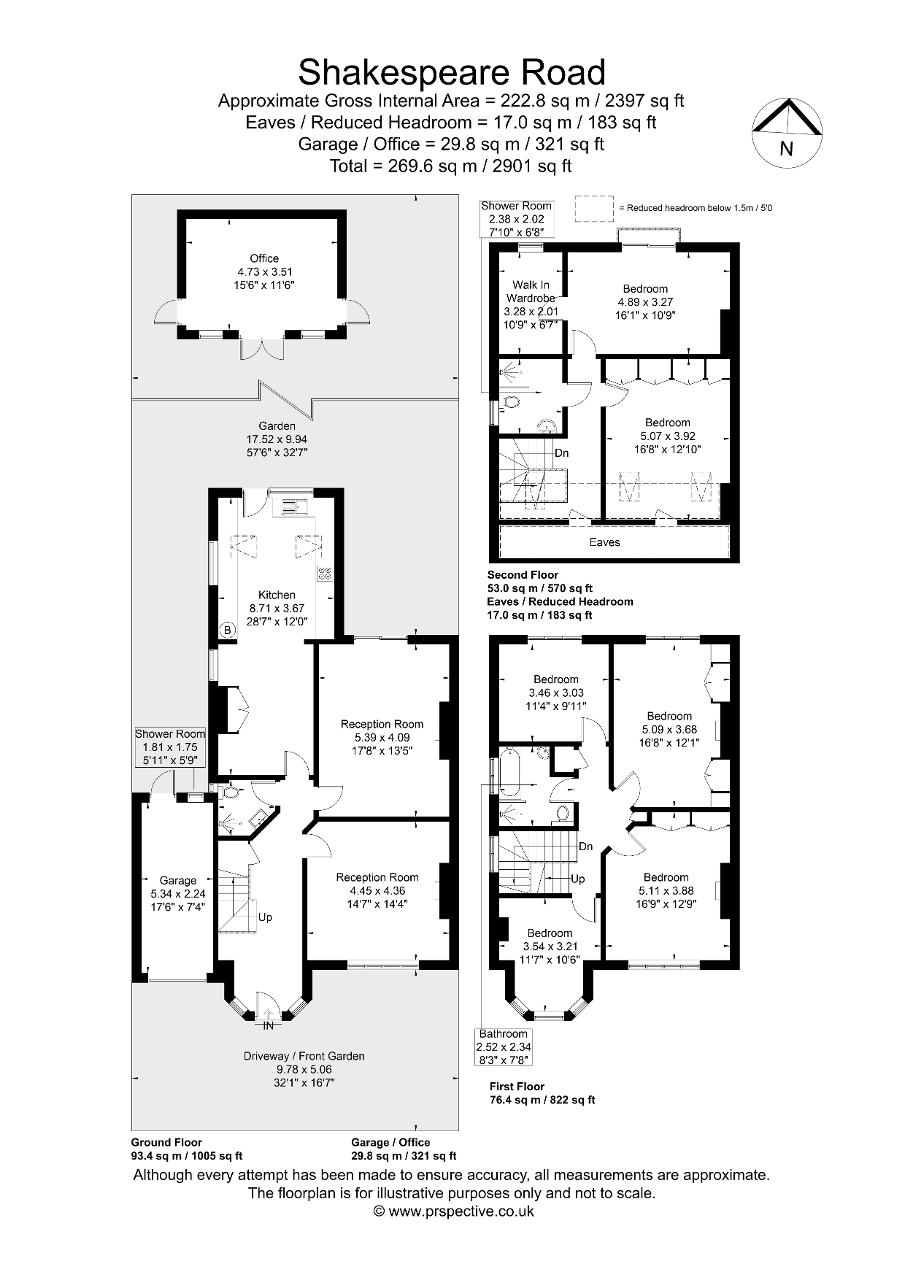 27, Shakespeare Road, London floorplan