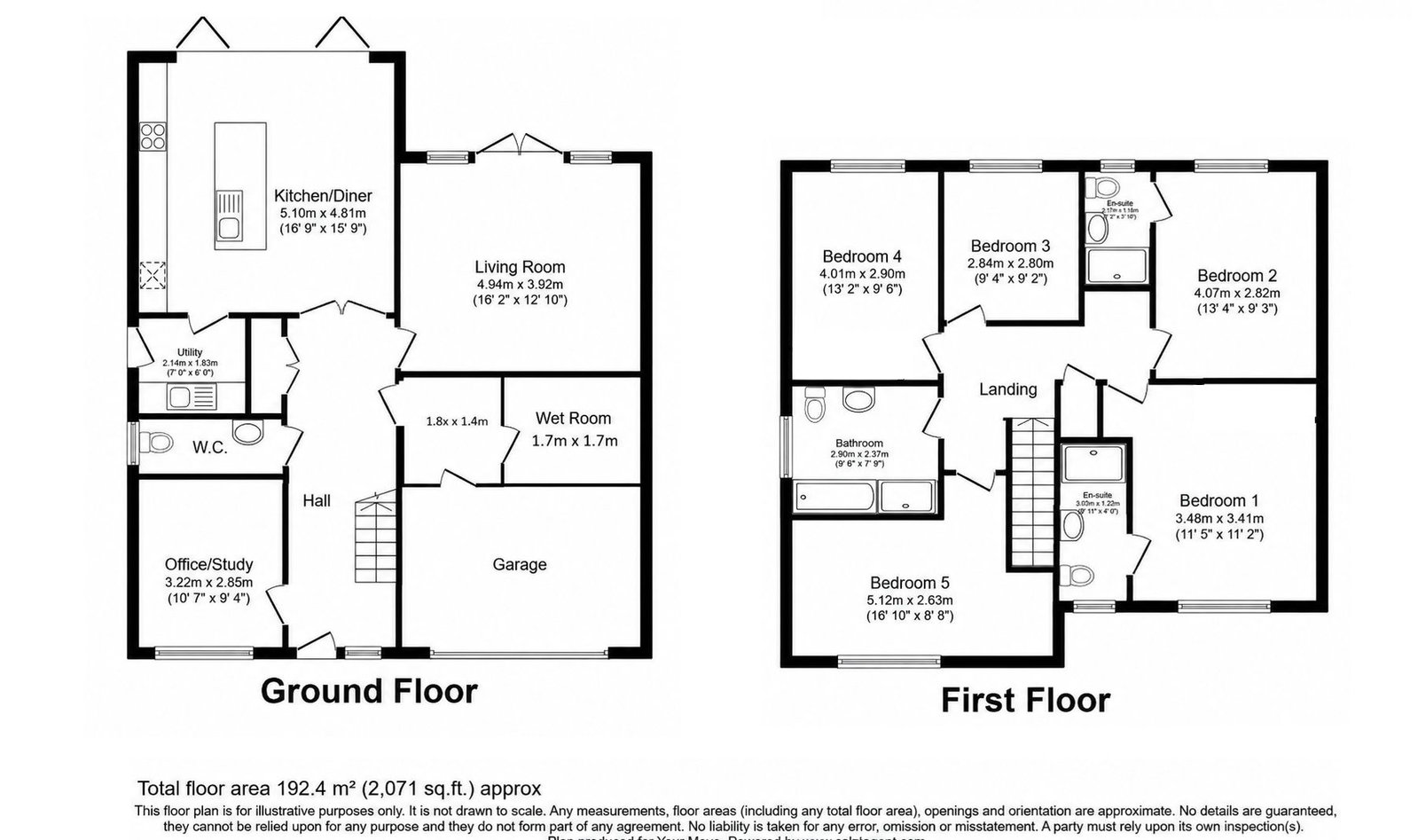 32 Howgill Way, Brampton floorplan