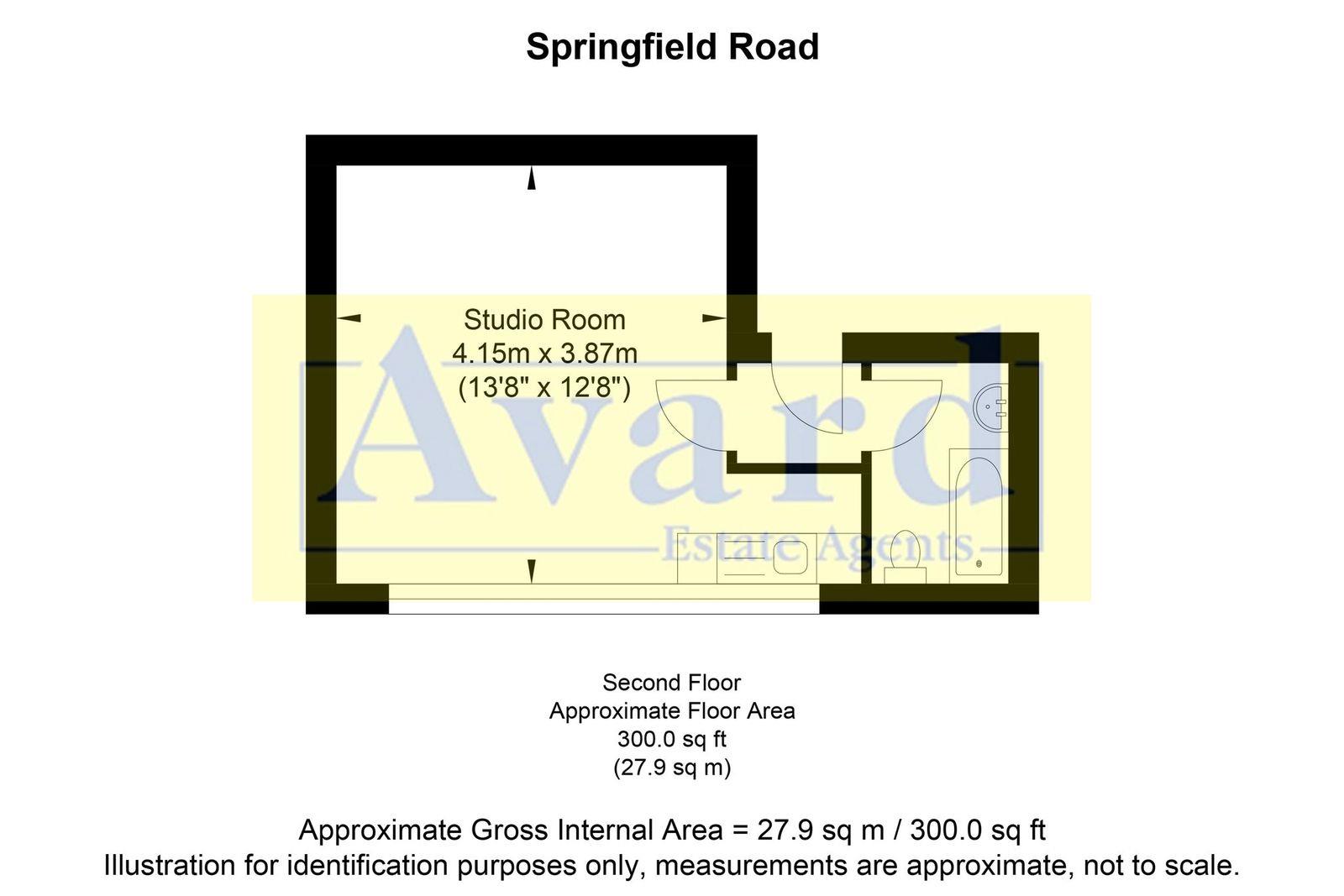Flat 4, 61, Springfield Road, Brighton floorplan