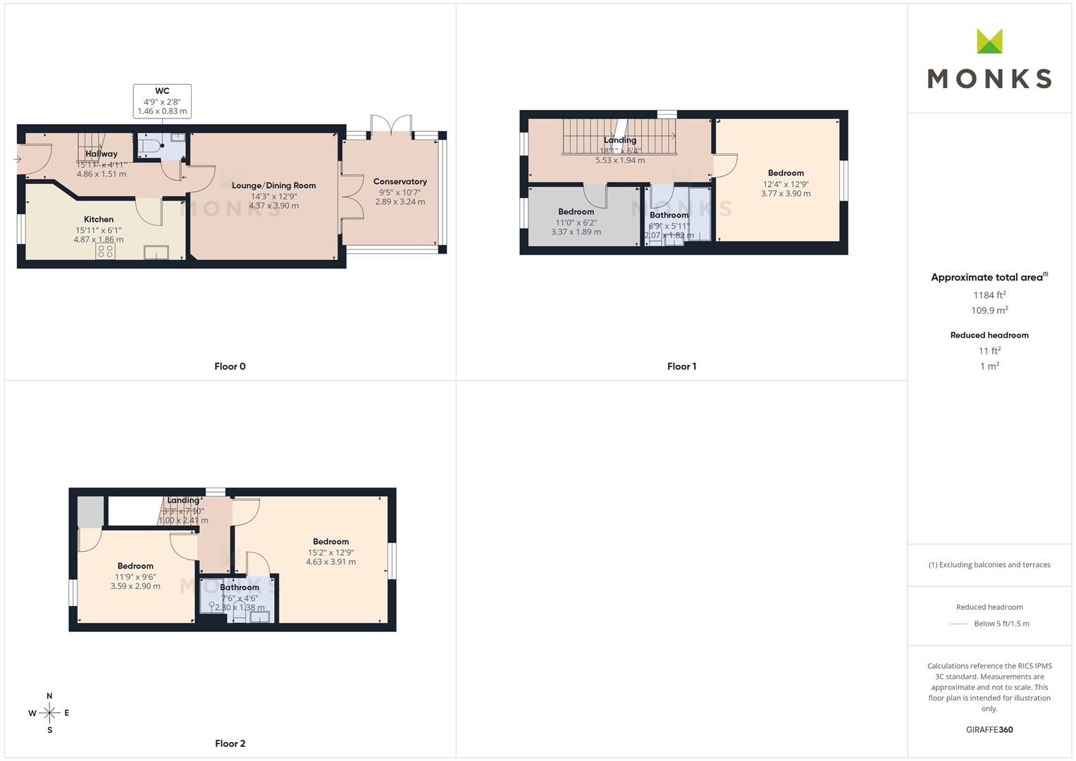 12, Wilfred Owen Close, Shrewsbury floorplan
