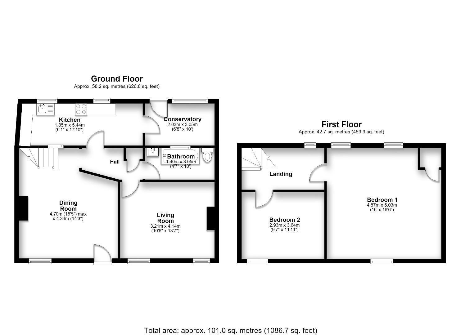 45-47, Kings End, Bicester floorplan