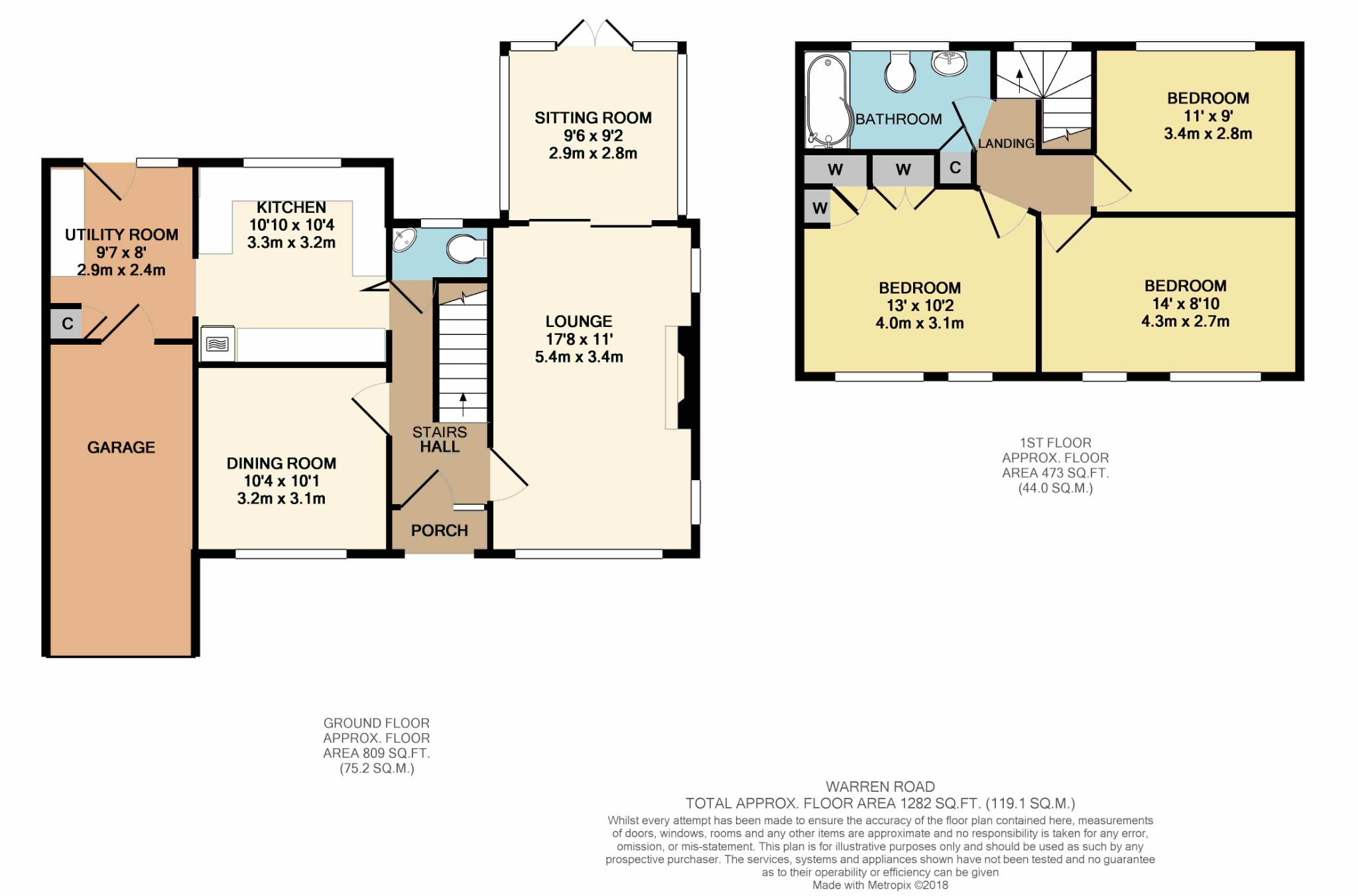 3 Bedrooms  for sale in Warren Road, Woodley, Reading RG5