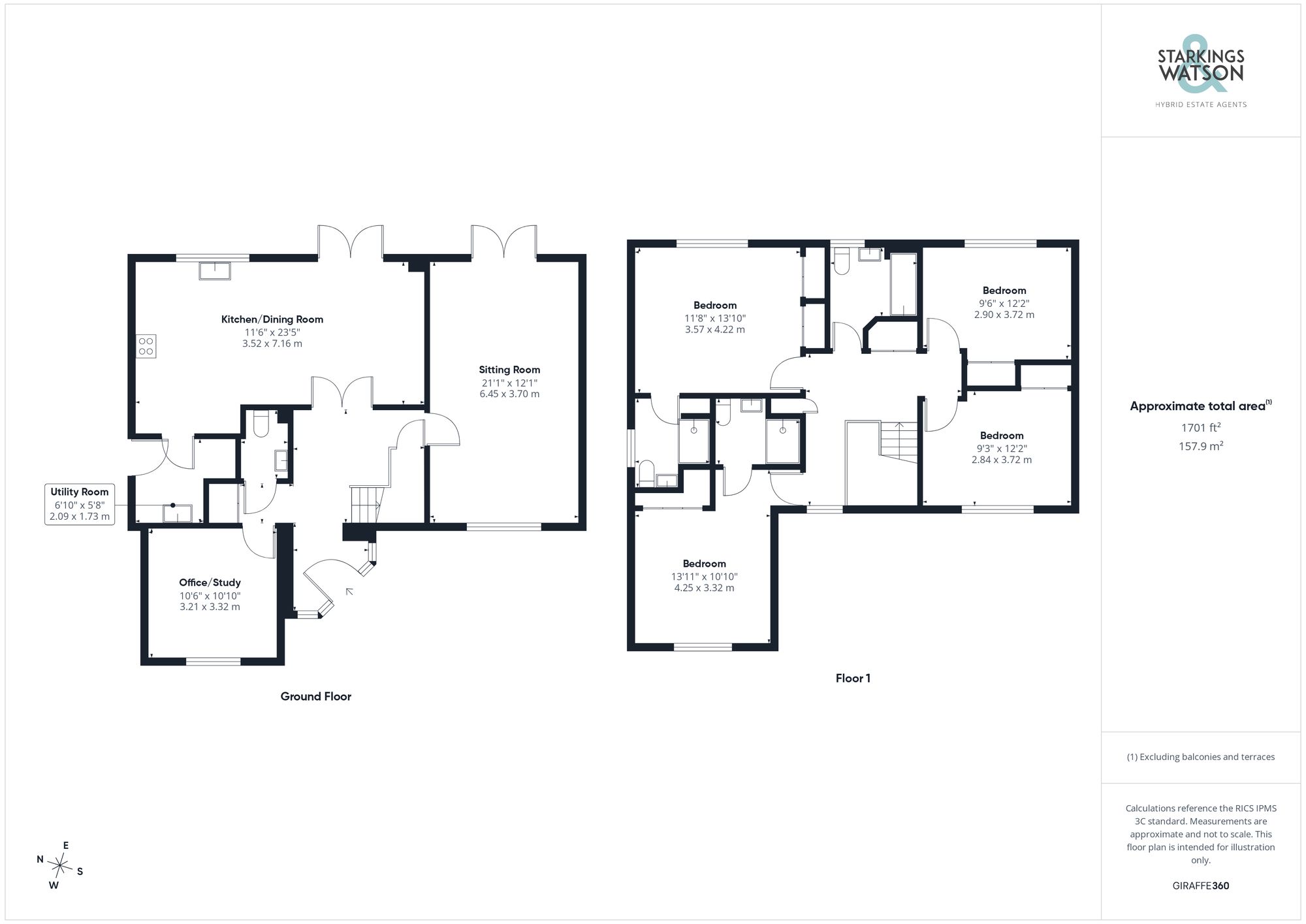 9 The Ridings, Norwich floorplan