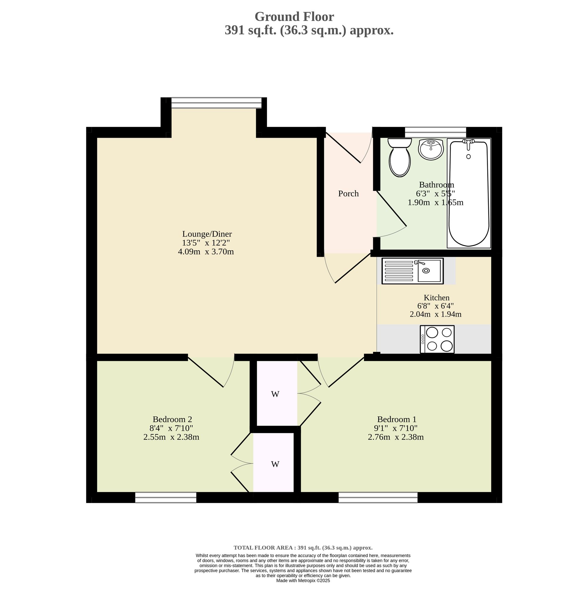 12 The Chestnuts, Burgh Hall Holiday Park, Burgh Castle floorplan