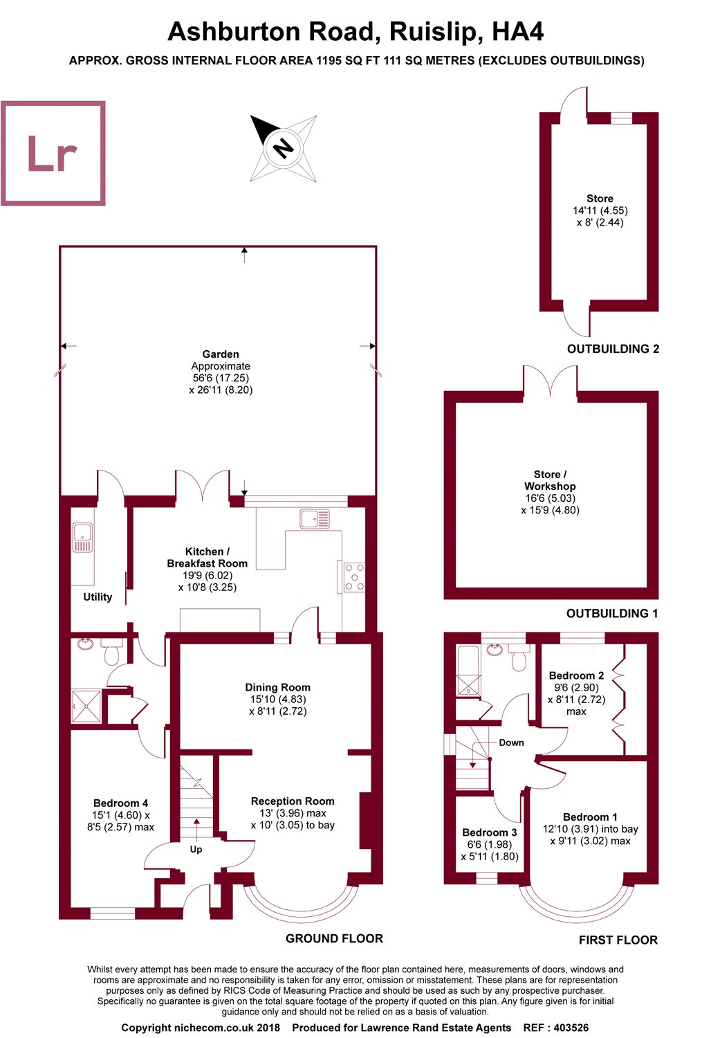 4 Bedrooms End terrace house for sale in Ashburton Road, Ruislip, Middlesex HA4