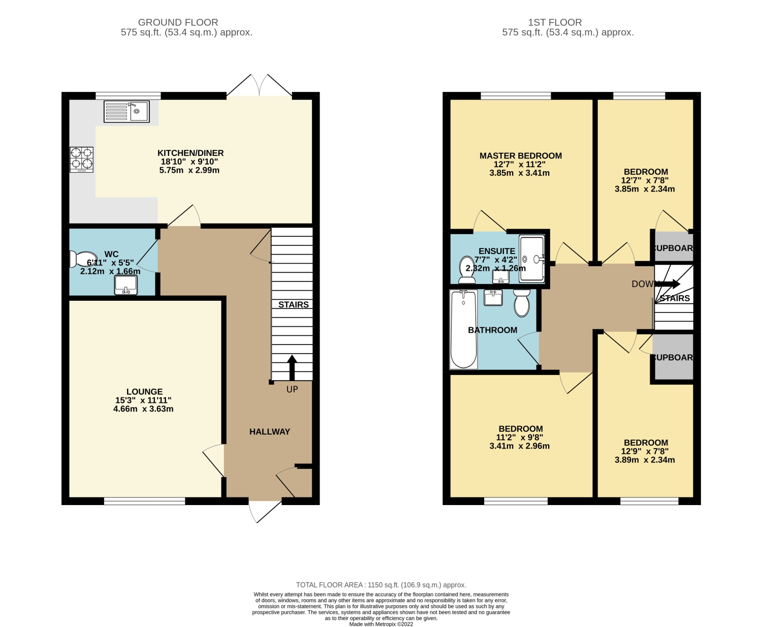7, Barnard Way, Milton Keynes floorplan