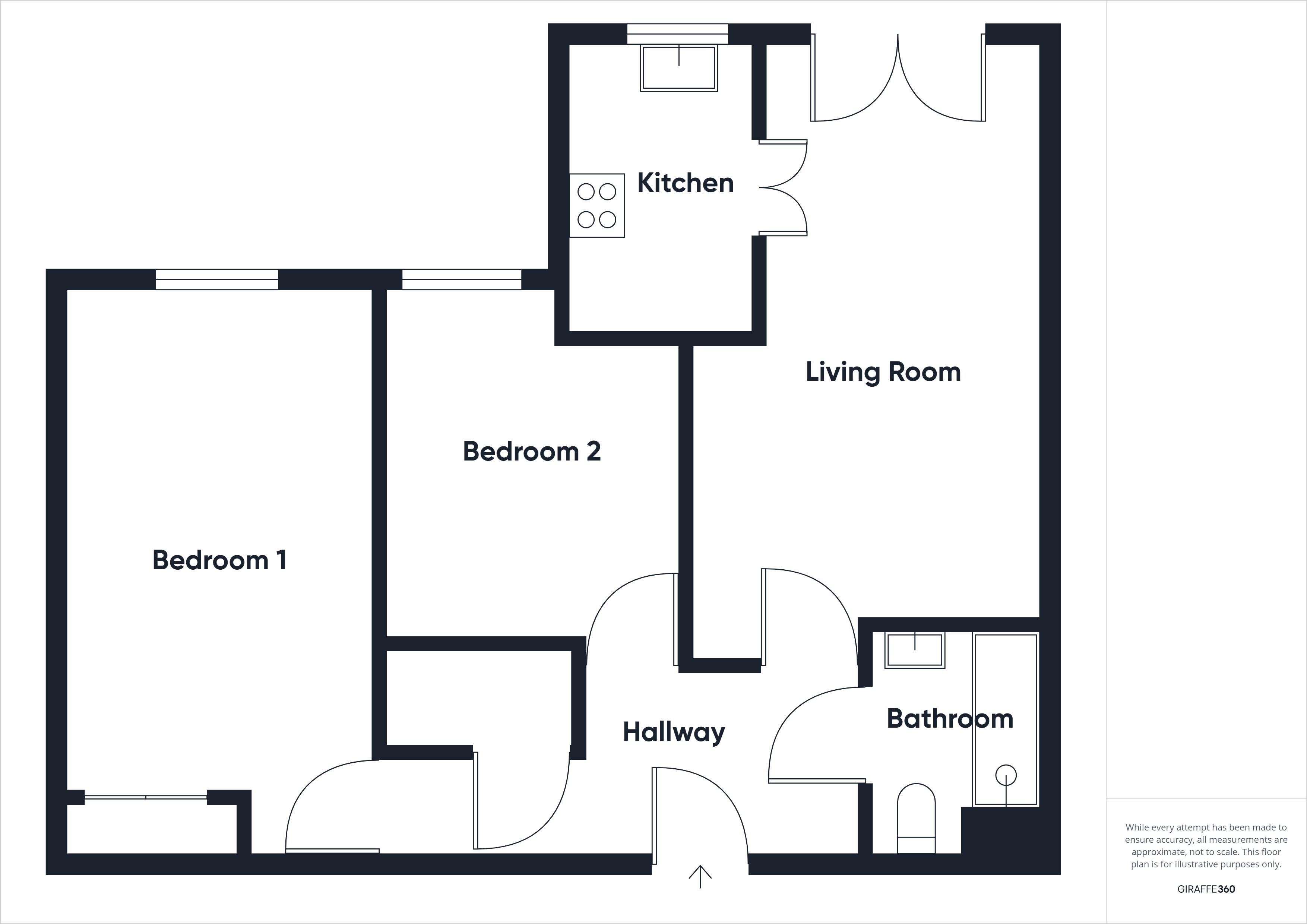 Flat 55, Goodrich Court,, Gloucester Road, Herefordshire floorplan
